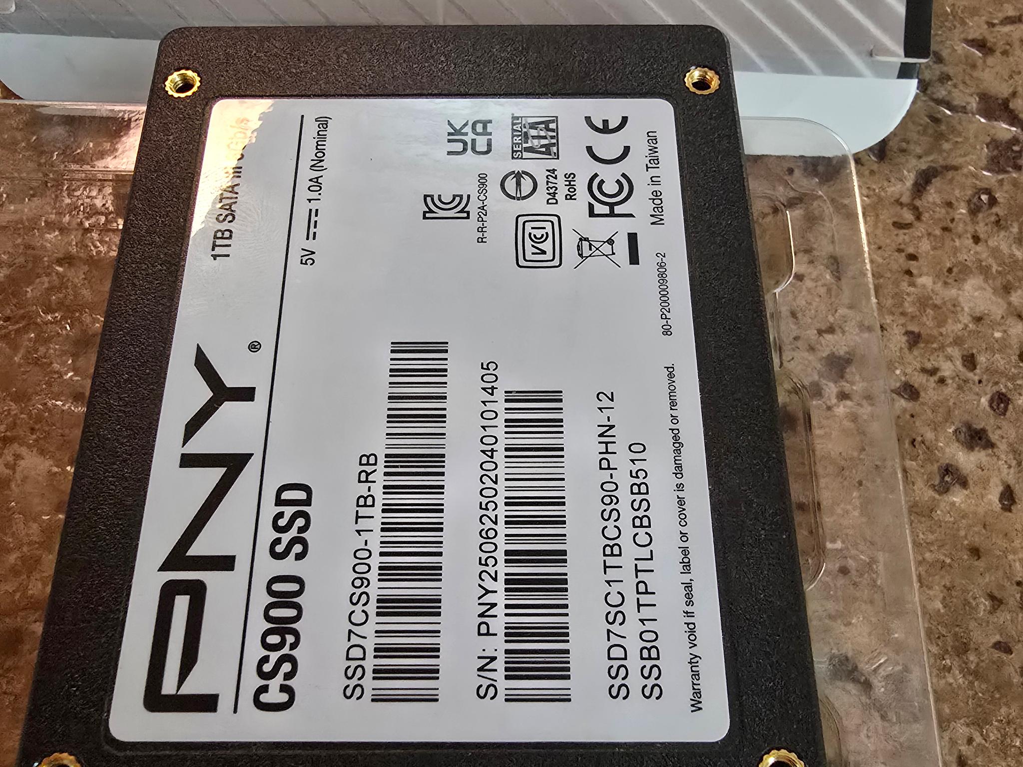PNY 1tb SSD 2.5" sata 6Gb/s