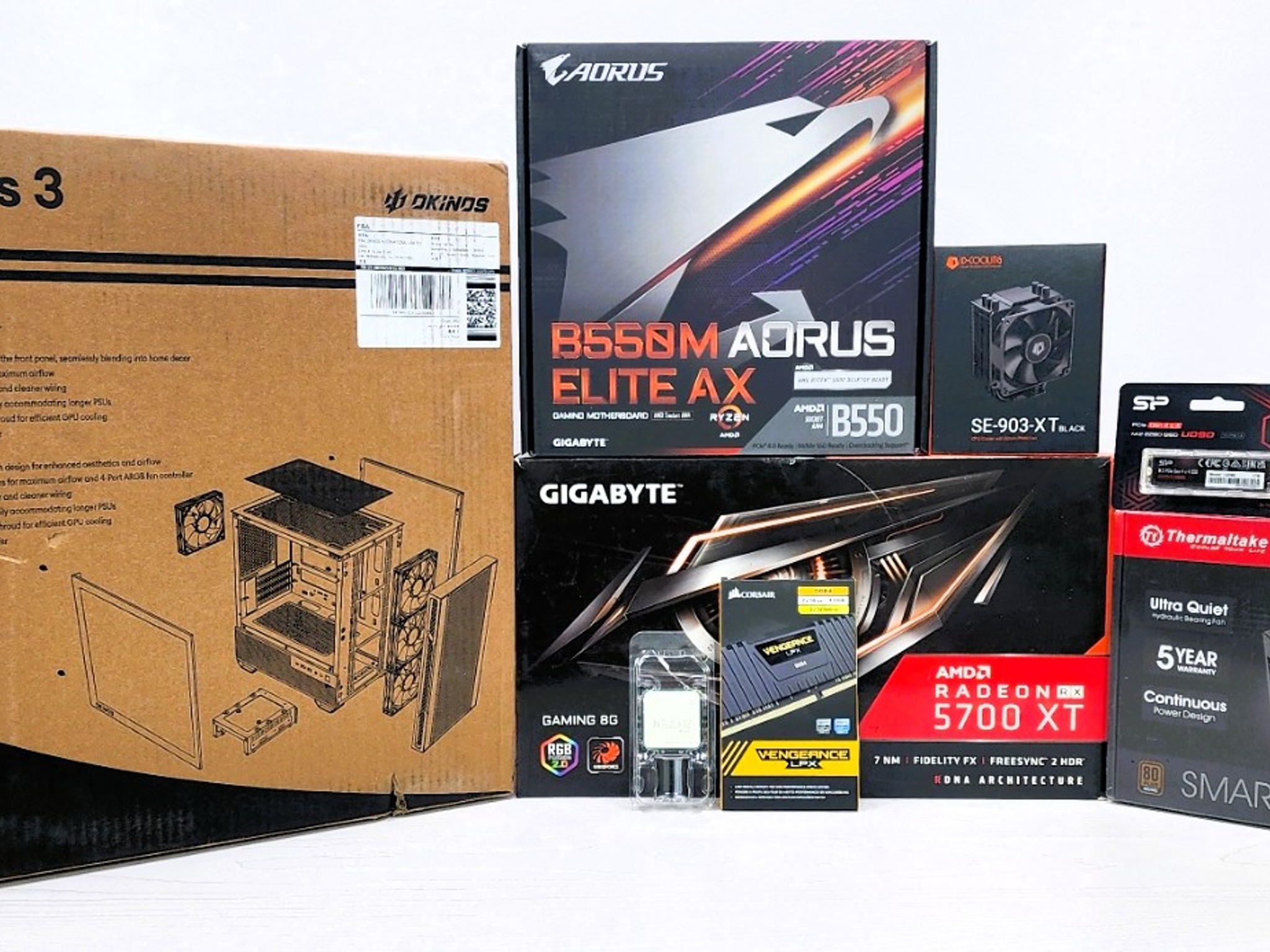 NEW Beautiful NO RGB Gaming PC - 5700 - 5700XT - 32GB - 1TB - Read Description!