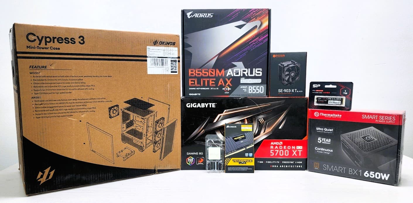 NEW Beautiful NO RGB Gaming PC - 5700 - 5700XT - 32GB - 1TB - Read Description!