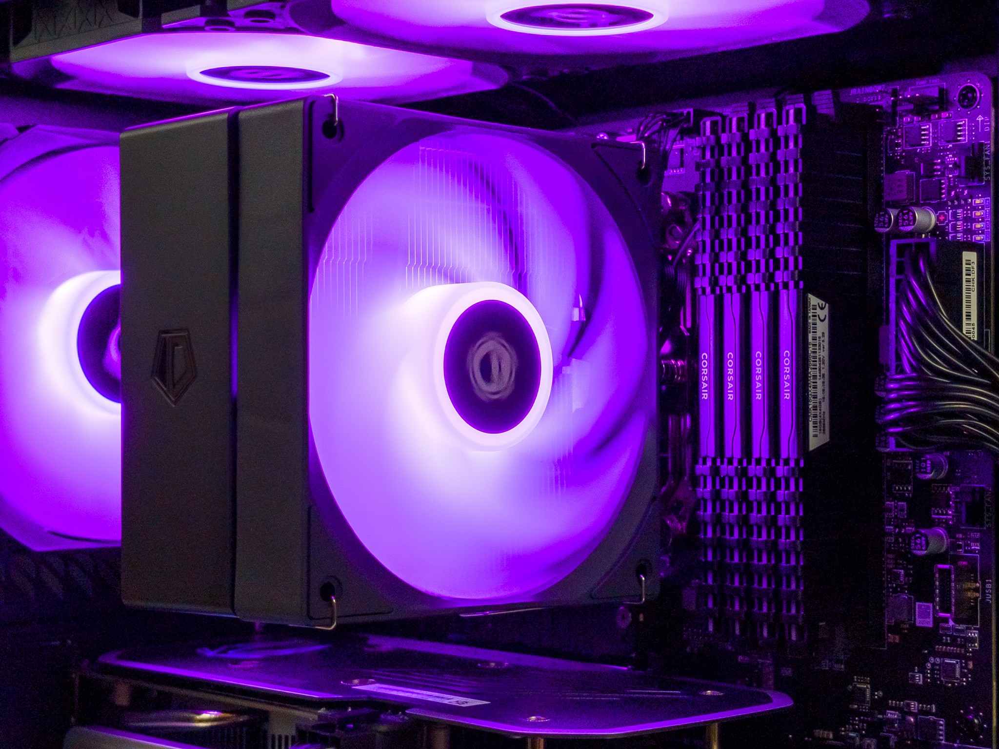 💜🖤 RTX 4060 / Ryzen 5 5500 / 16GB Gaming PC 🖤💜