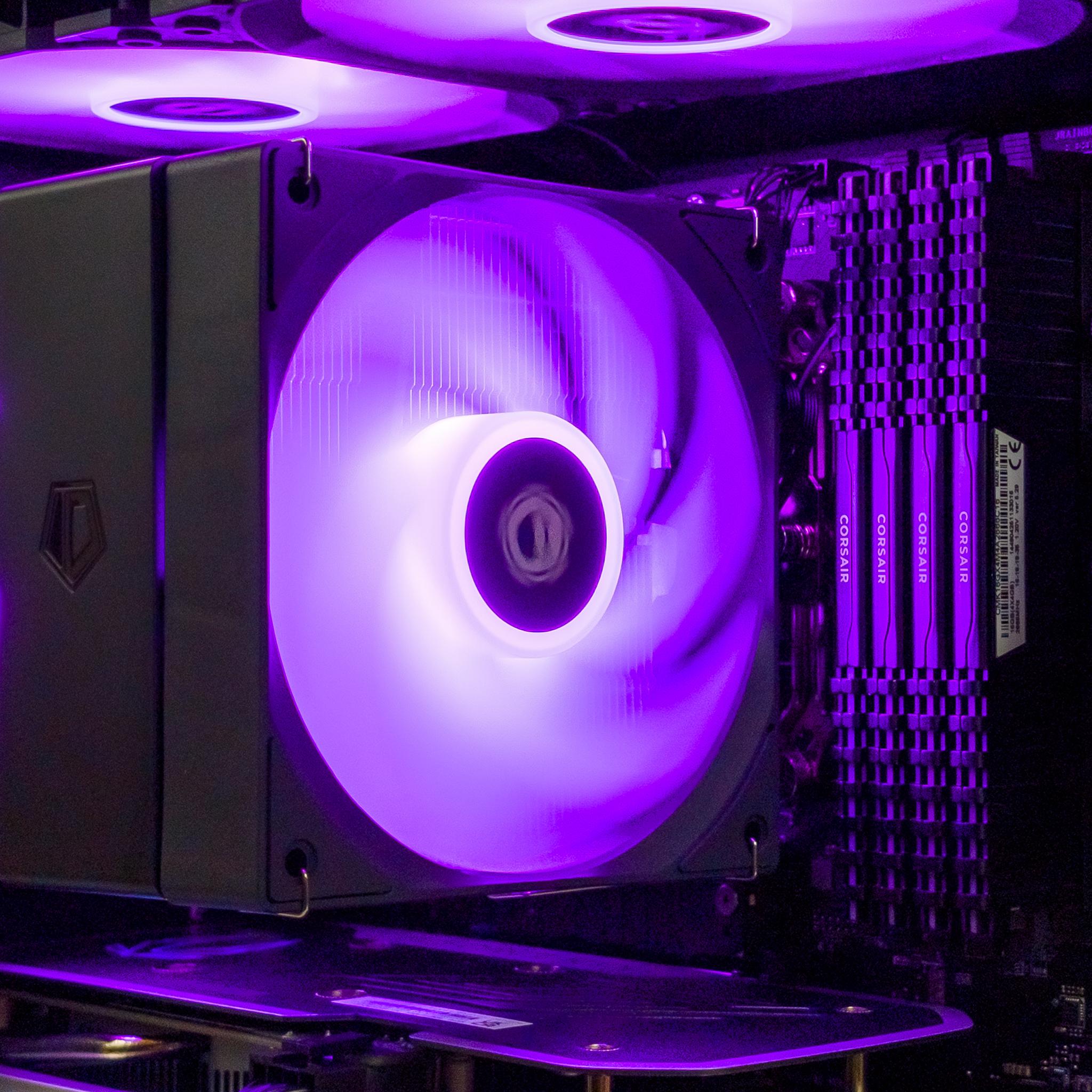 💜🖤 RTX 4060 / Ryzen 5 5500 / 16GB Gaming PC 🖤💜