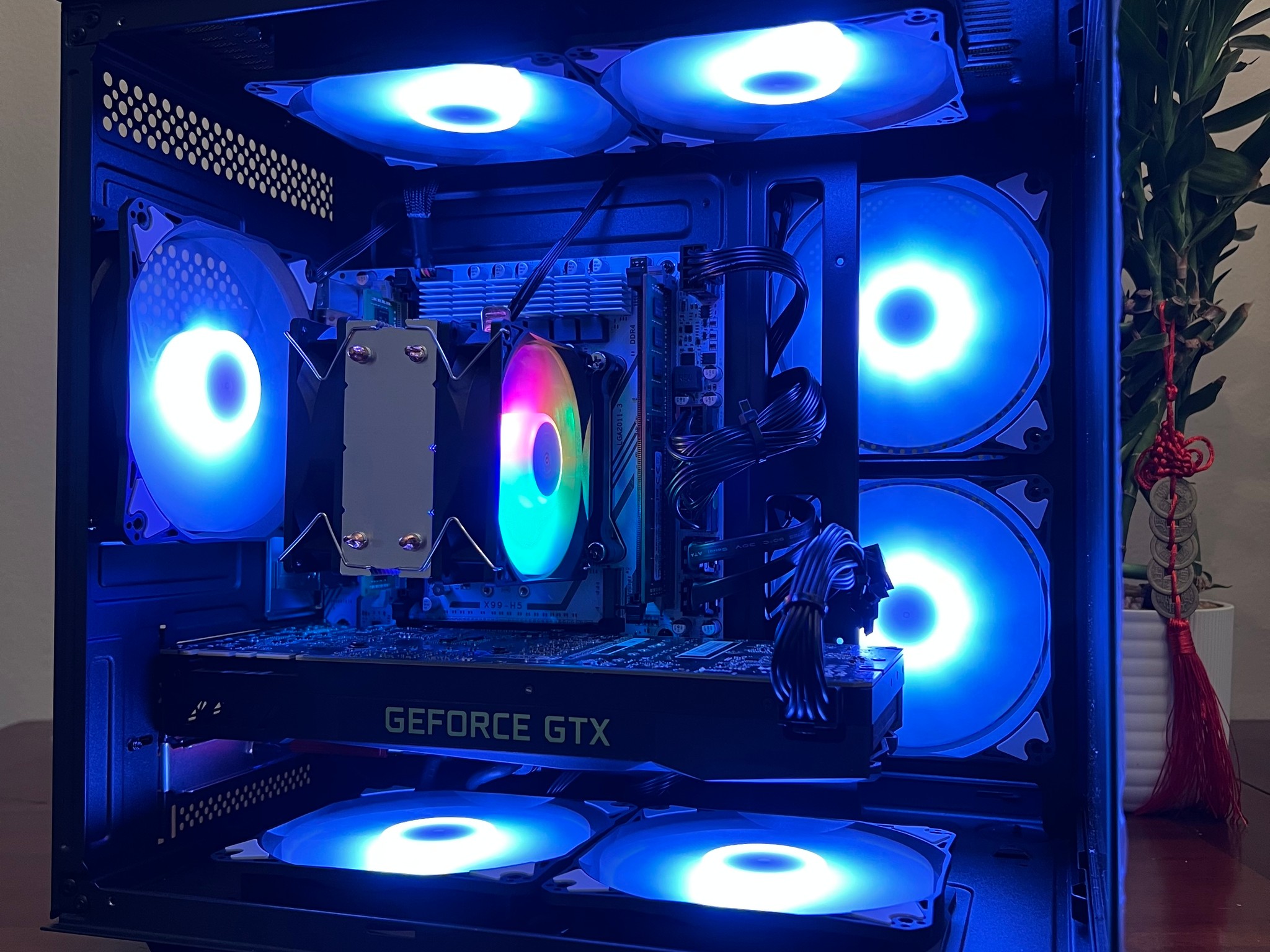 Intel 10 Core Gaming PC GTX 1080 1tb Storage 16GB RAM WIFi WINDOWS 11 Pro