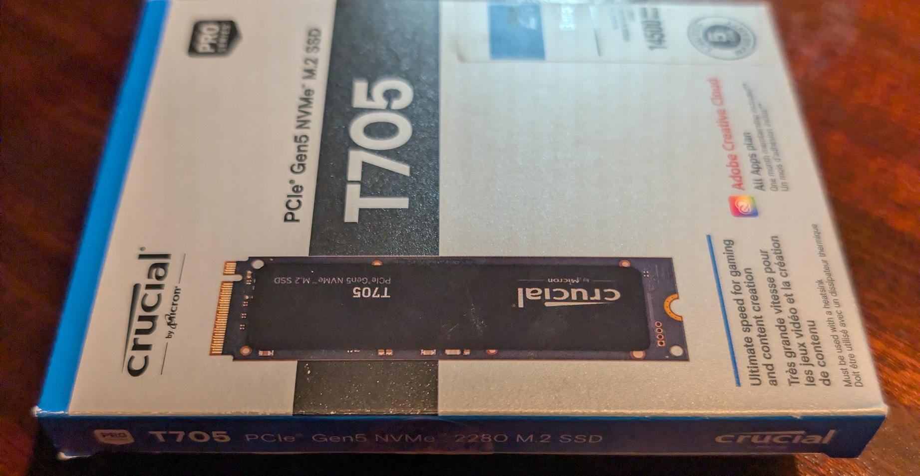 Crucial T705 - 2TB M.2 SSD