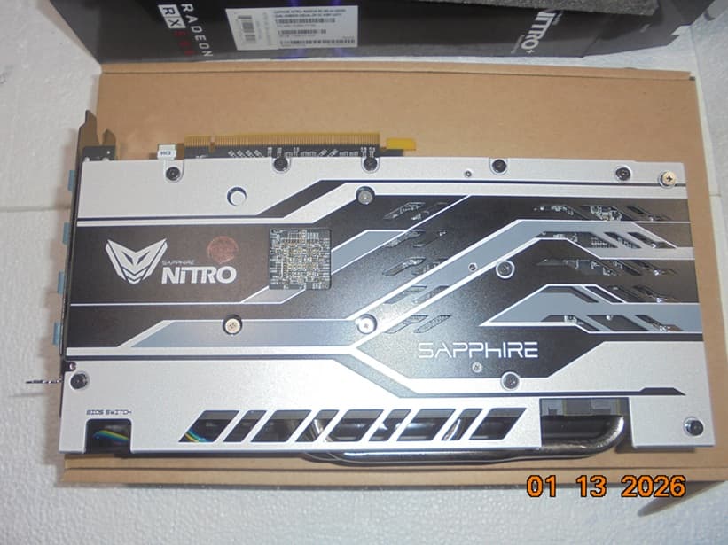Sapphire Nitro+ RX 580 OC 4GB Dual Bios LED Good Condition/Like New