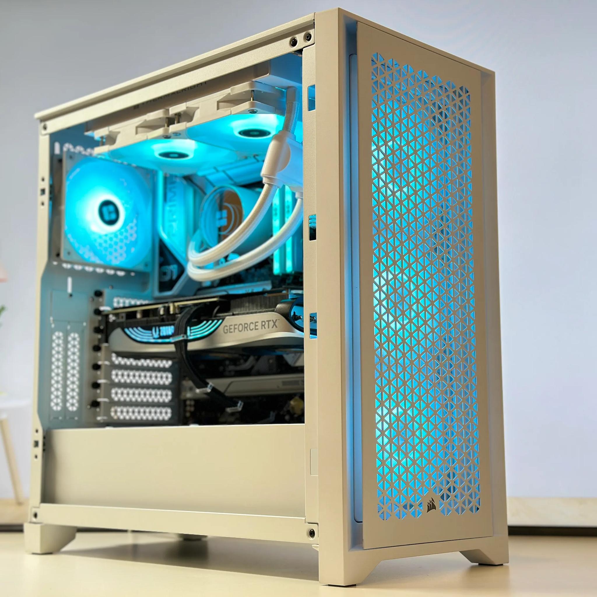 🧊🐎White Walker🐎🧊Nvidia RTX 4070 Ti❄️Intel i7 12700KF 12Cores❄️32GB DDR5 6000MHz❄️2TB SSD NVME