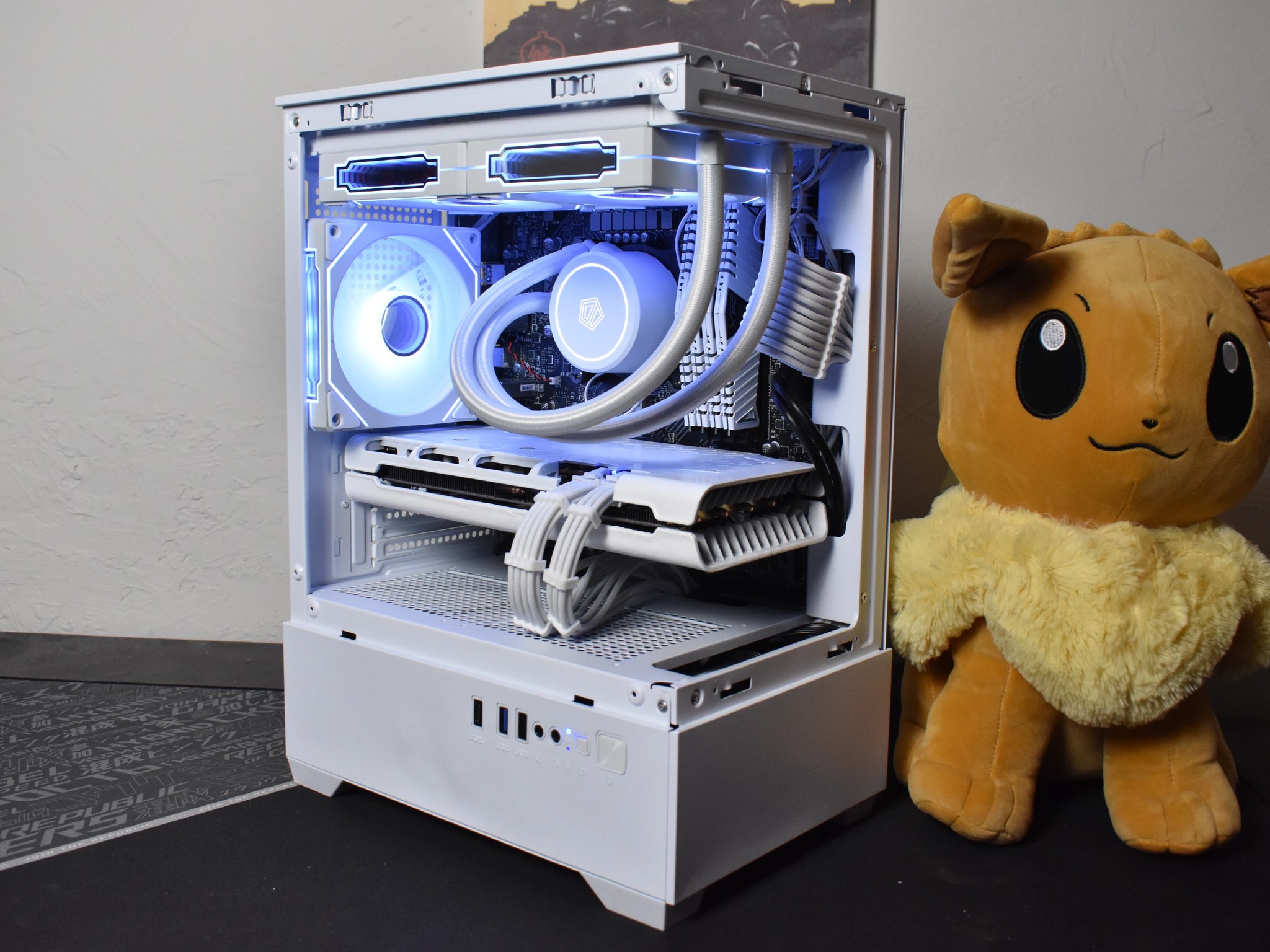 All-White Gaming PC | 13th Gen Intel | RX 5700 | 16GB RAM | AIO | ARGB | WiFi