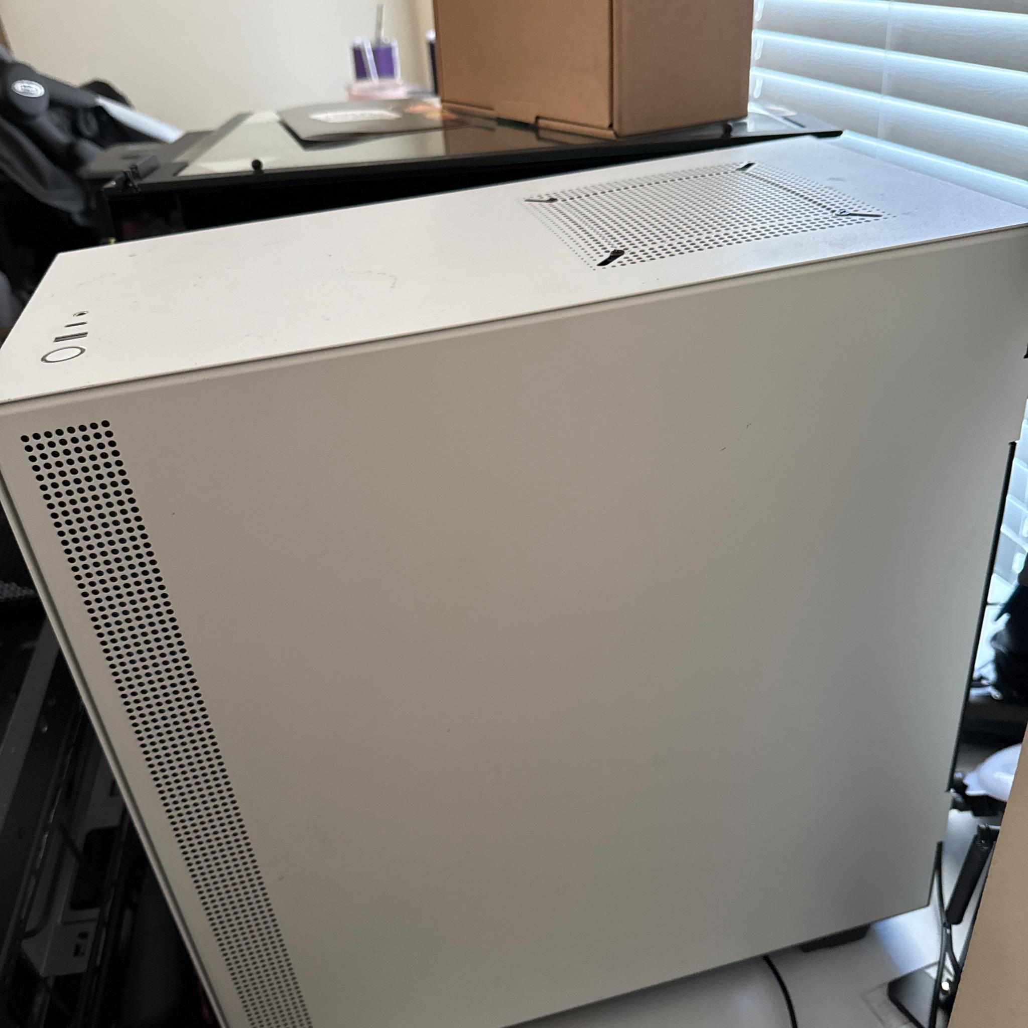 Ryzen 3600, B450 motherboard, case 1 pc fan 2 outtake fans, 32gb RAM , 650w PSU