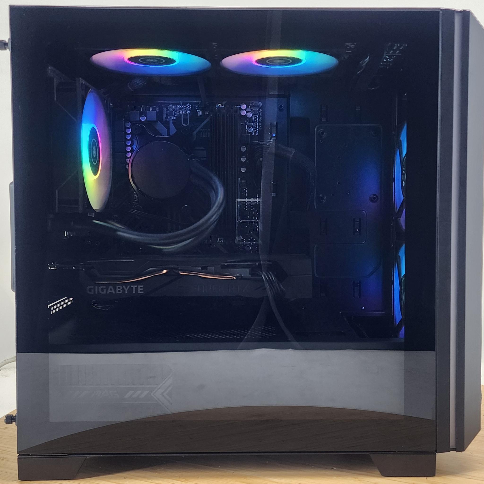 Gaming PC Ryzen 5 2600X 32GB RAM 512GB SSD+1TB HDD RTX 2060 12GB Win 11 Computer