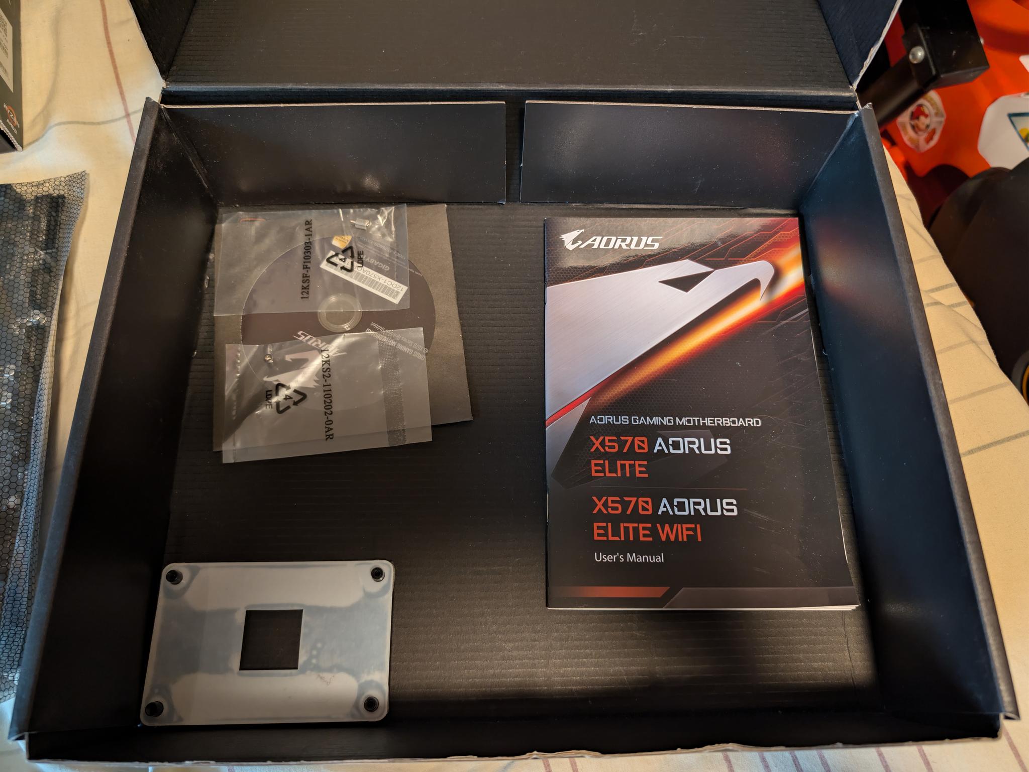 Gigabyte X570 Aorus Elite + 32GB G.Skill Ripjaws V (Nov 2025,LIKE NEW)