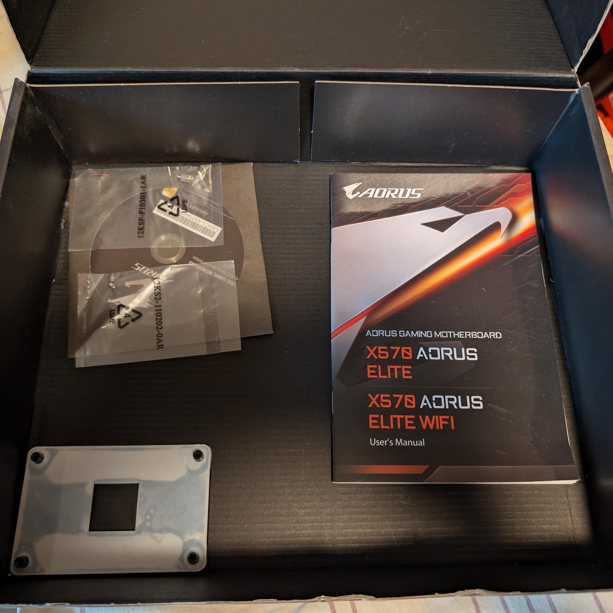 Gigabyte X570 Aorus Elite + 32GB G.Skill Ripjaws V (Nov 2025,LIKE NEW)