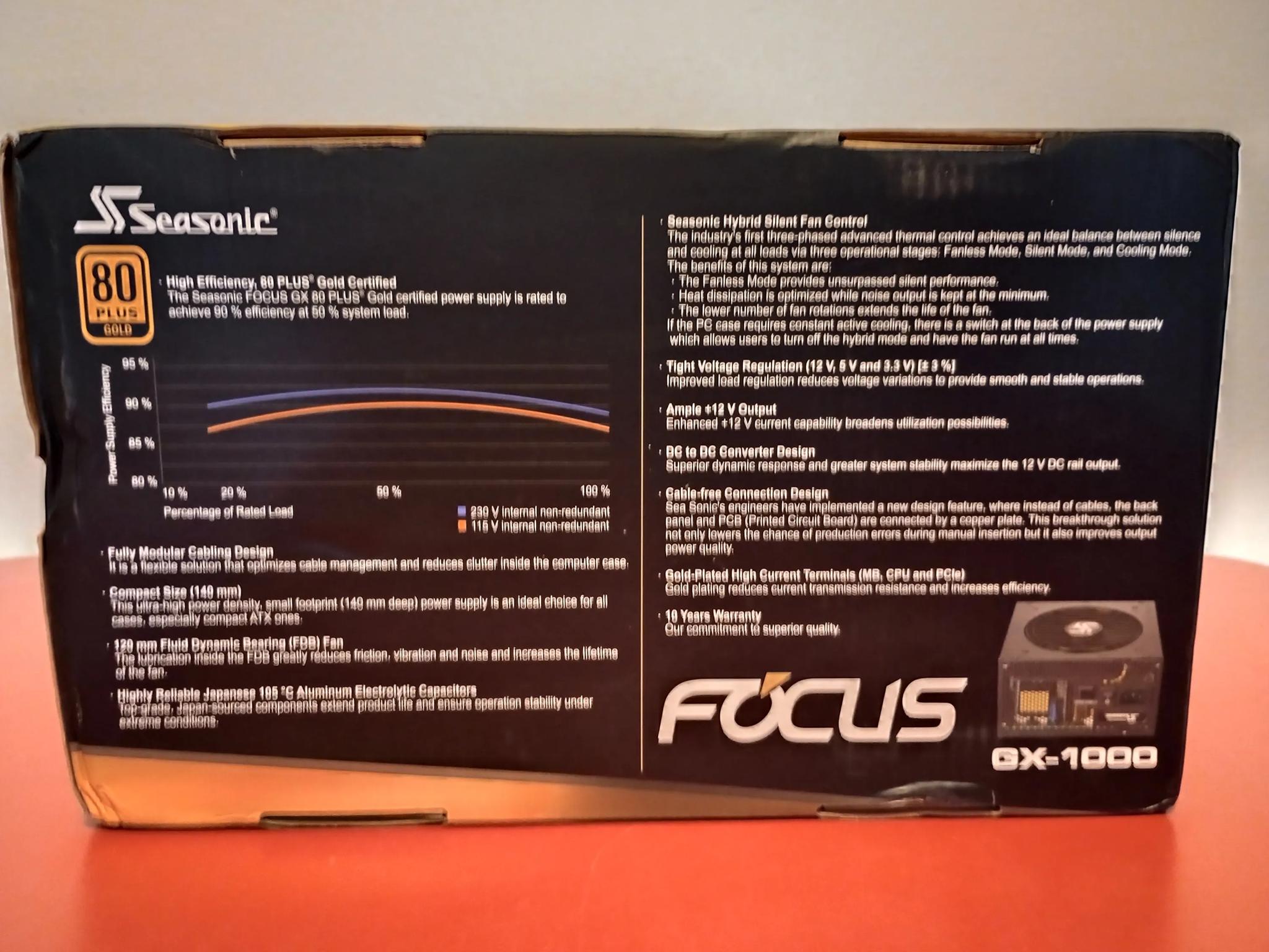 Seasonic Focus GX-1000 PSU