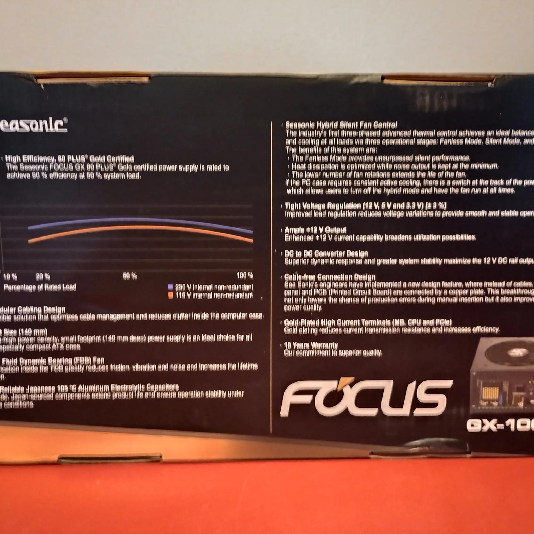 Seasonic Focus GX-1000 PSU