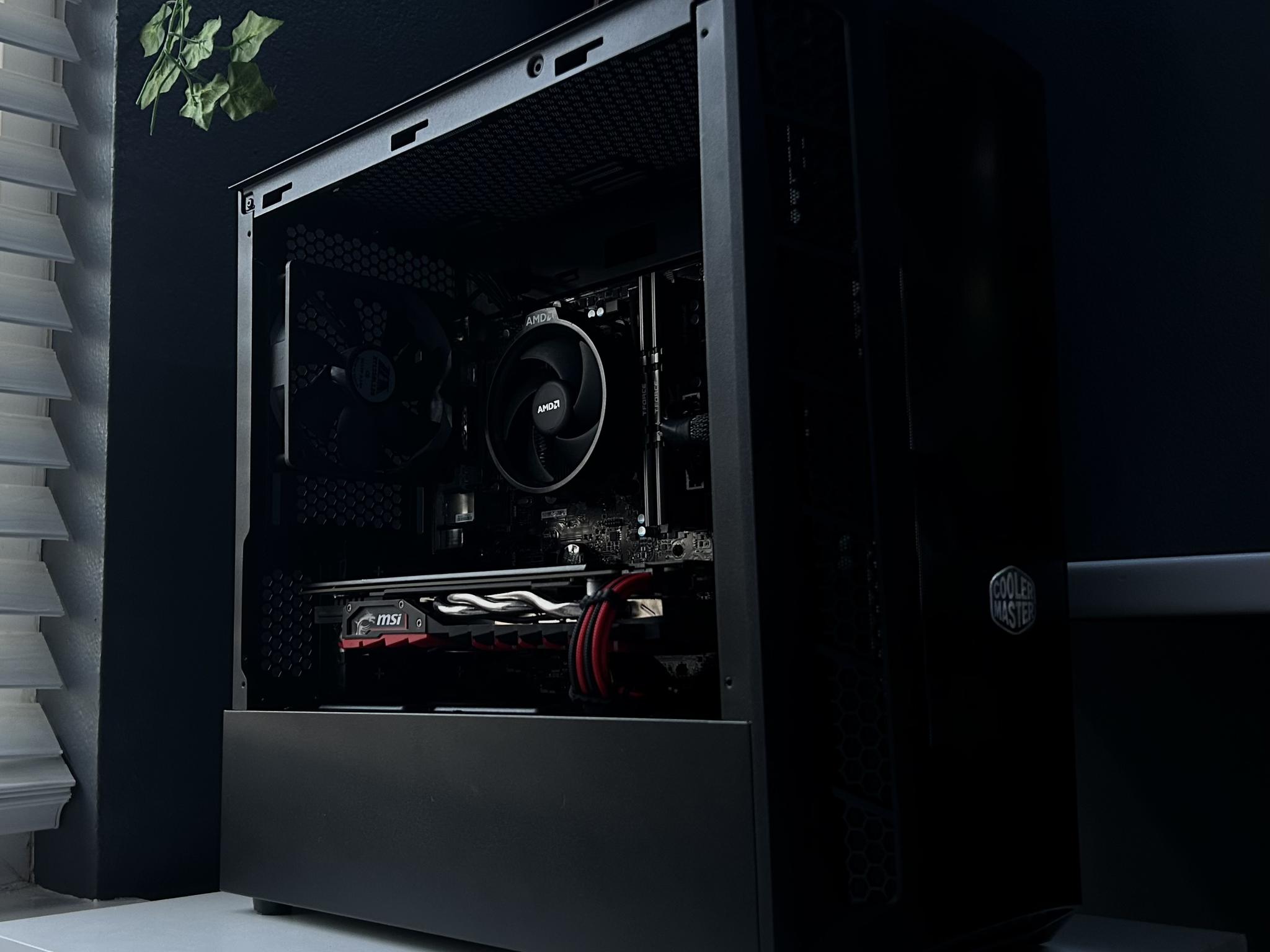 🔴 ⚫ 🔴 Compact Gaming PC | GTX 1060 // Ryzen 5 1600 AF