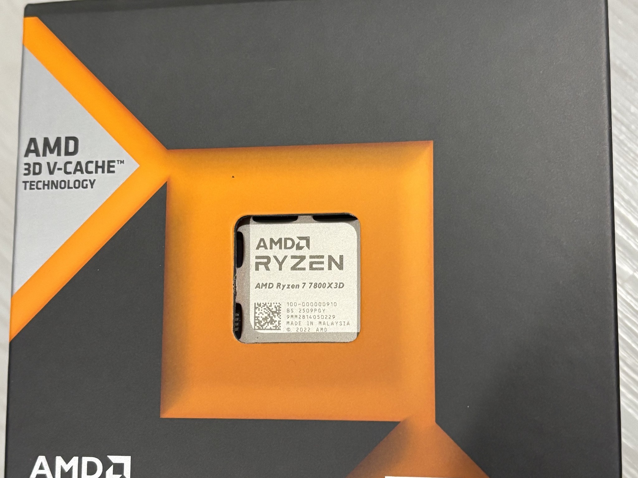 Open Box 7800x3d