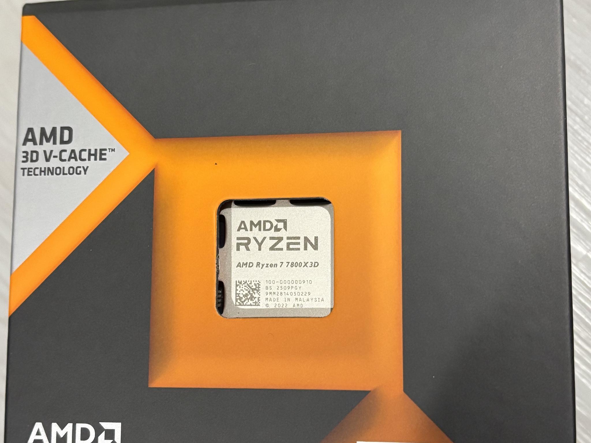 Open Box 7800x3d