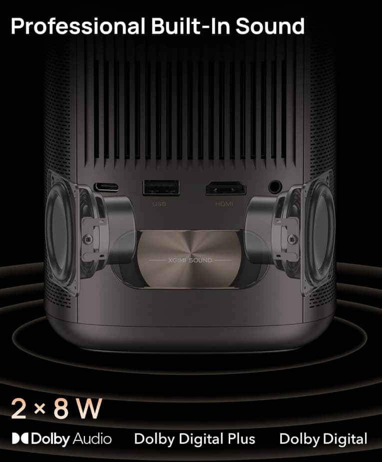 XGIMI MoGo 2 Pro 1080P Portable Smart Projector w/ WiFi and Bluetooth + Stand