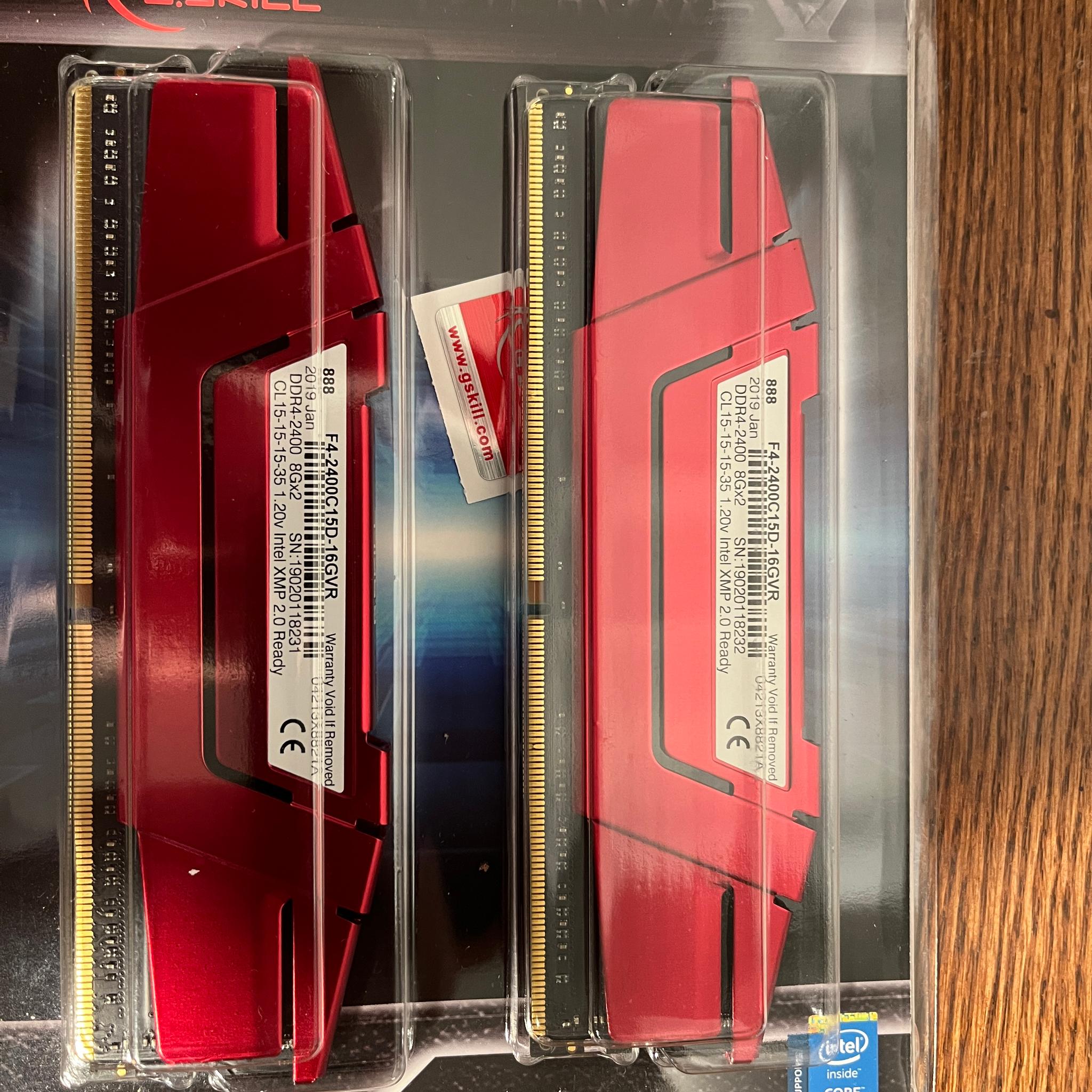 G.Skill Ripjaws V Series 16GB (2 x 8GB) 288-Pin DDR4 SDRAM DDR4 2400 (PC4 19200)