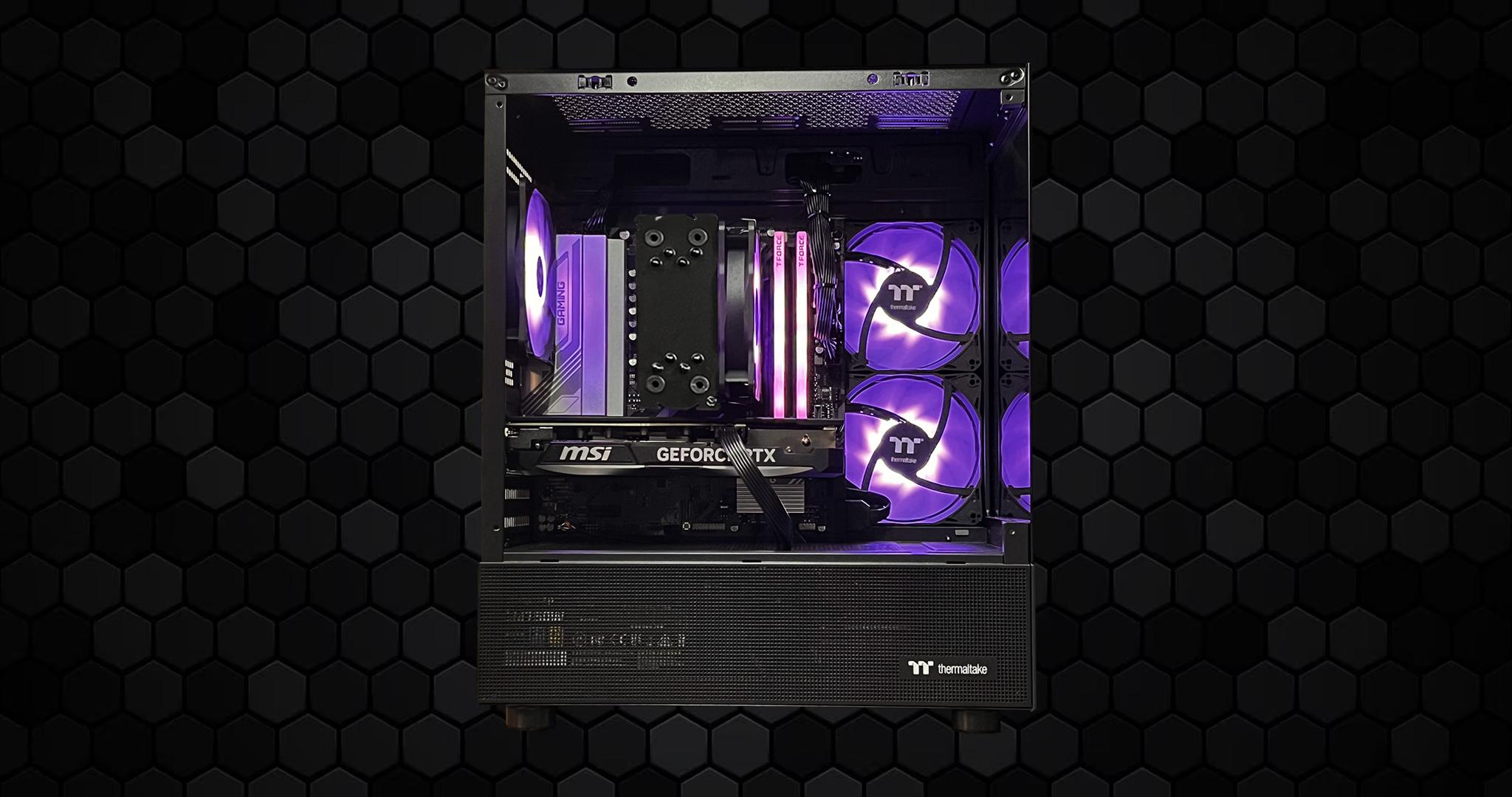 Custom 7600x | RTX 4070 SUPER | 32GB DDR5 | 2TB SSD | 750W Gold PSU | ARGB Fans | Advanced TT