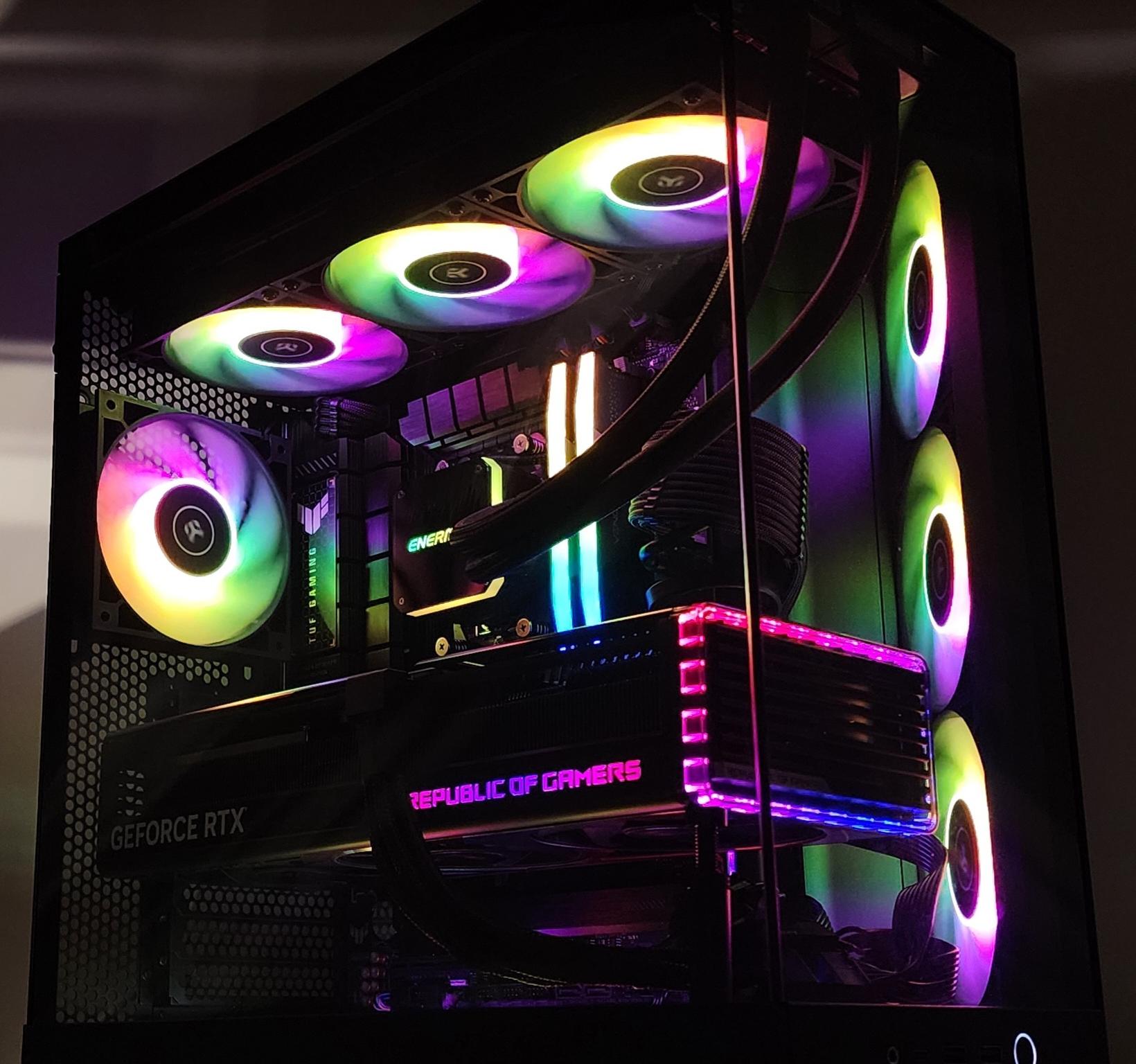 Gaming PC Ryzen 7 7800X3D 48GB RAM 2TB SSD RTX 4080 16GB Windows 11 Computer