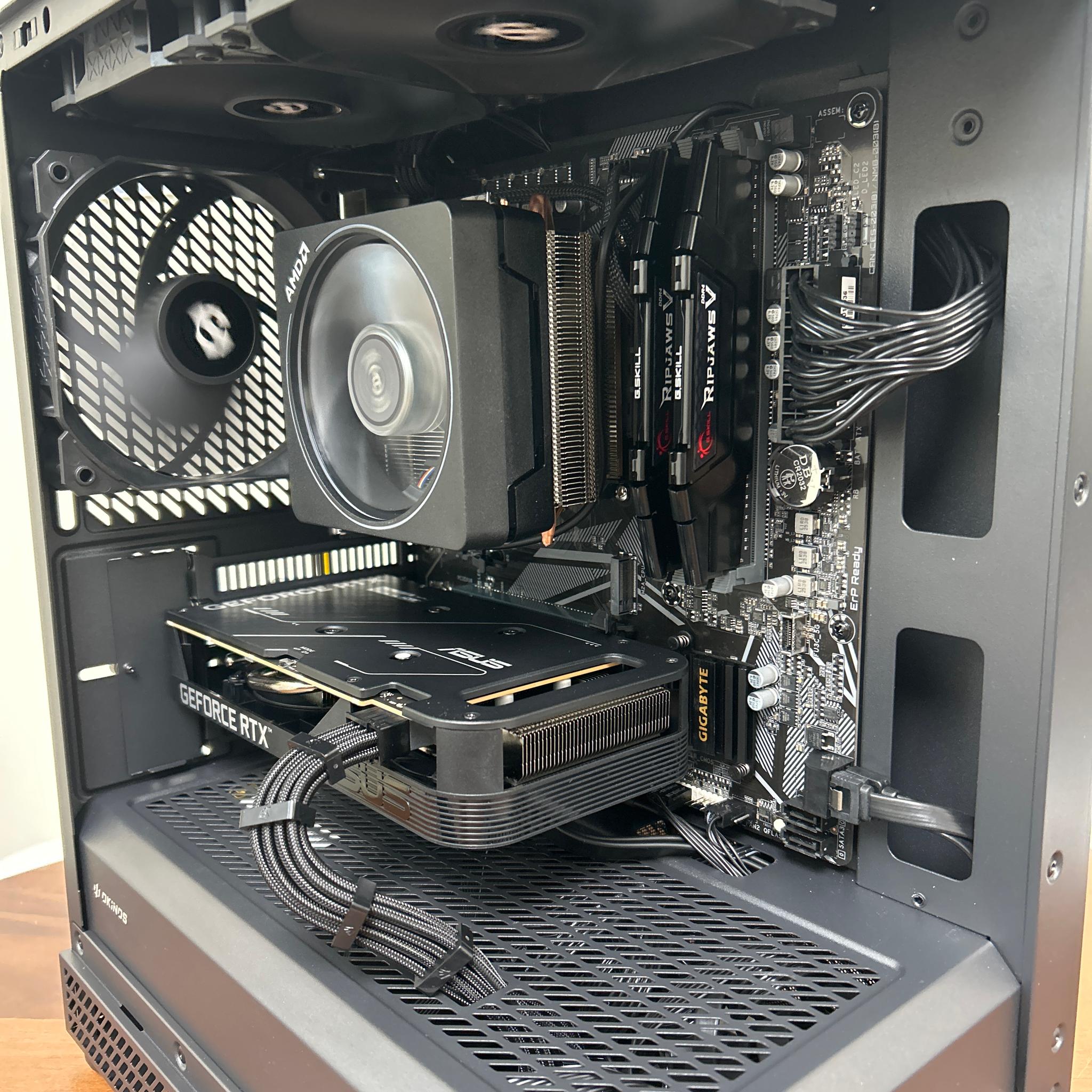 # 🖤 "Black Ember 5050" – RTX 50-Series Gaming & Local AI PC 🤖🎮