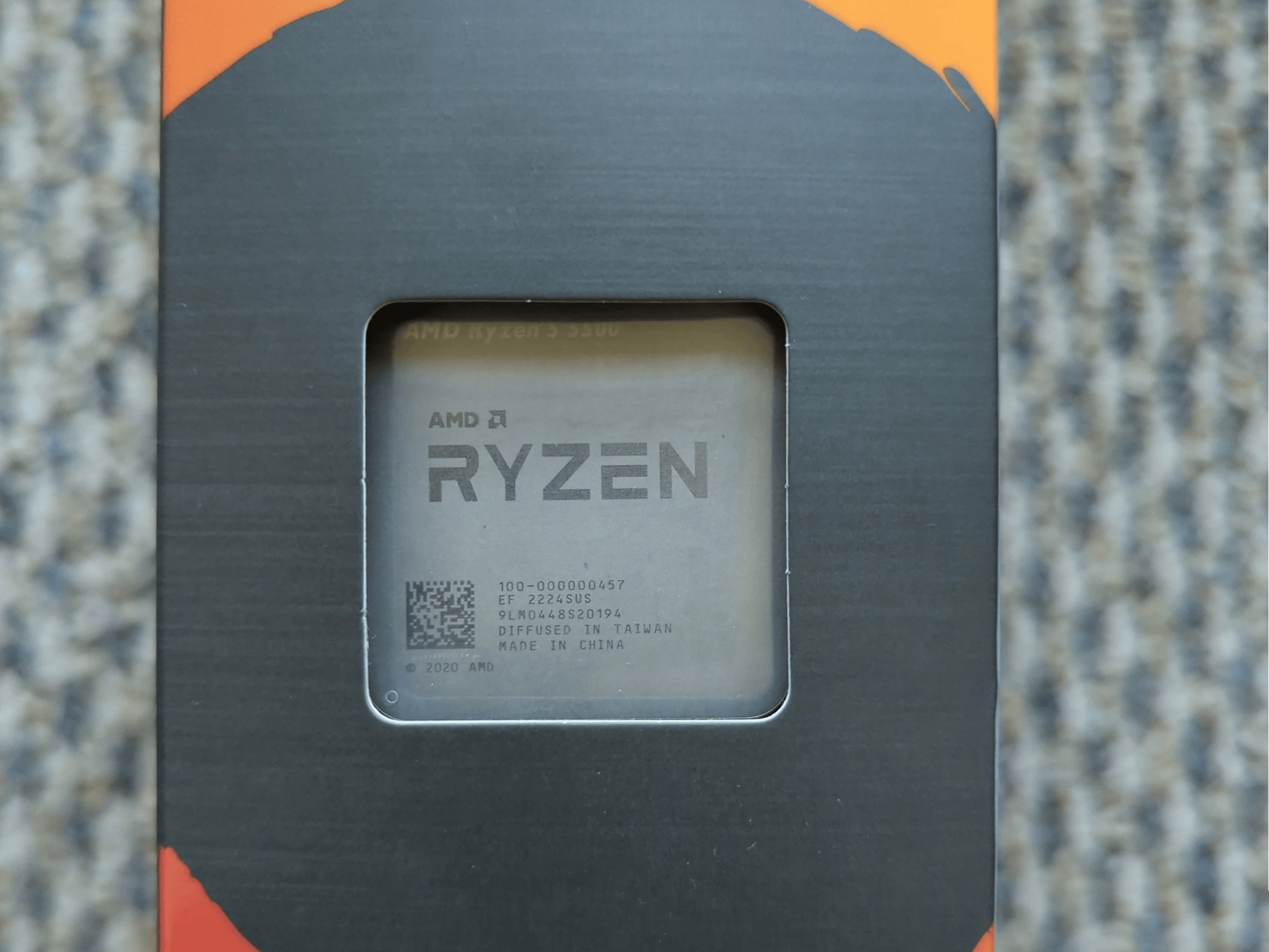 AMD Ryzen 5 5500 processor w/ Wraith stealth cooler (used)