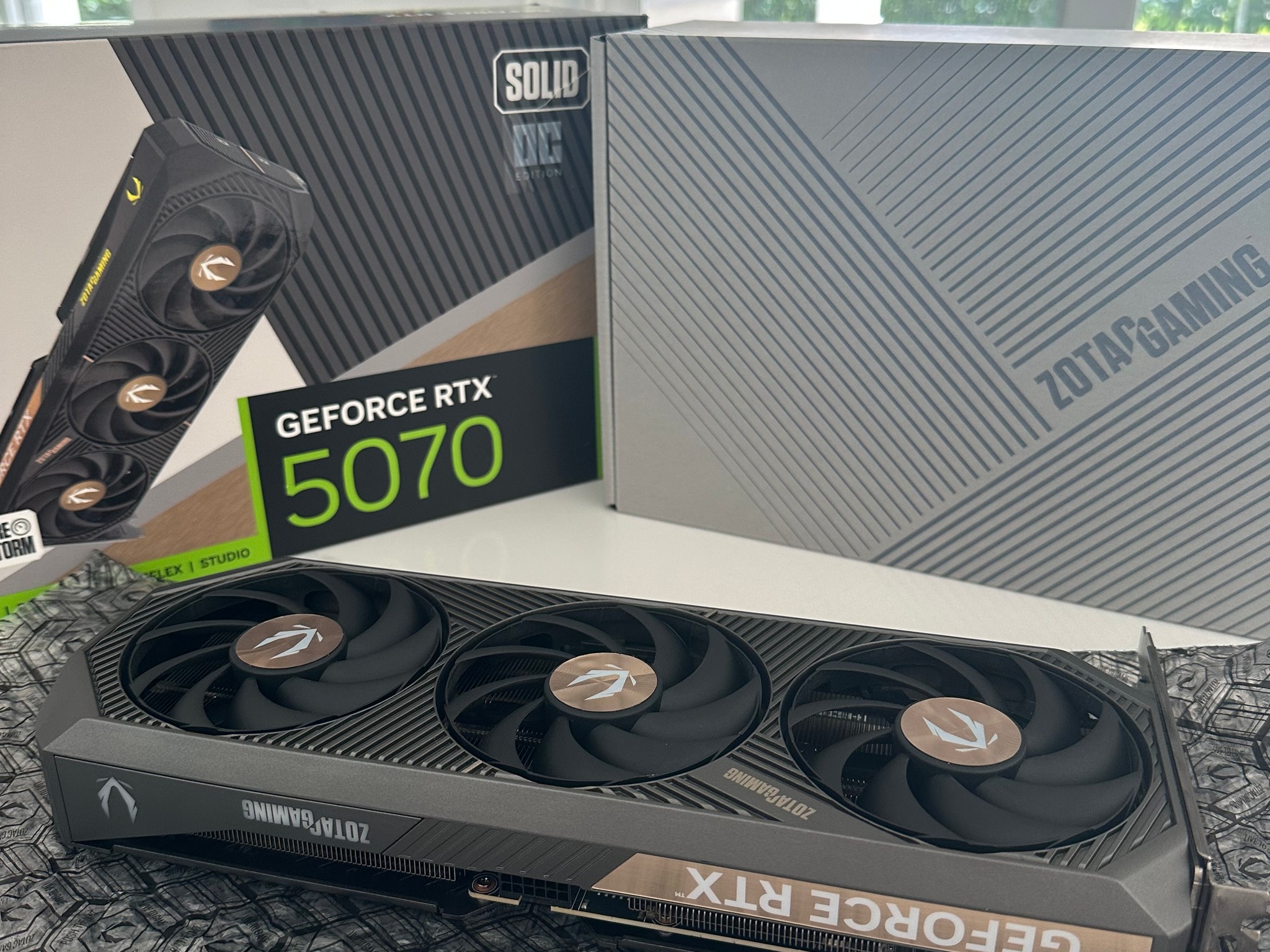 ZOTAC Gaming GeForce RTX 5070 Solid OC 12GB GDDR7 Graphics Card