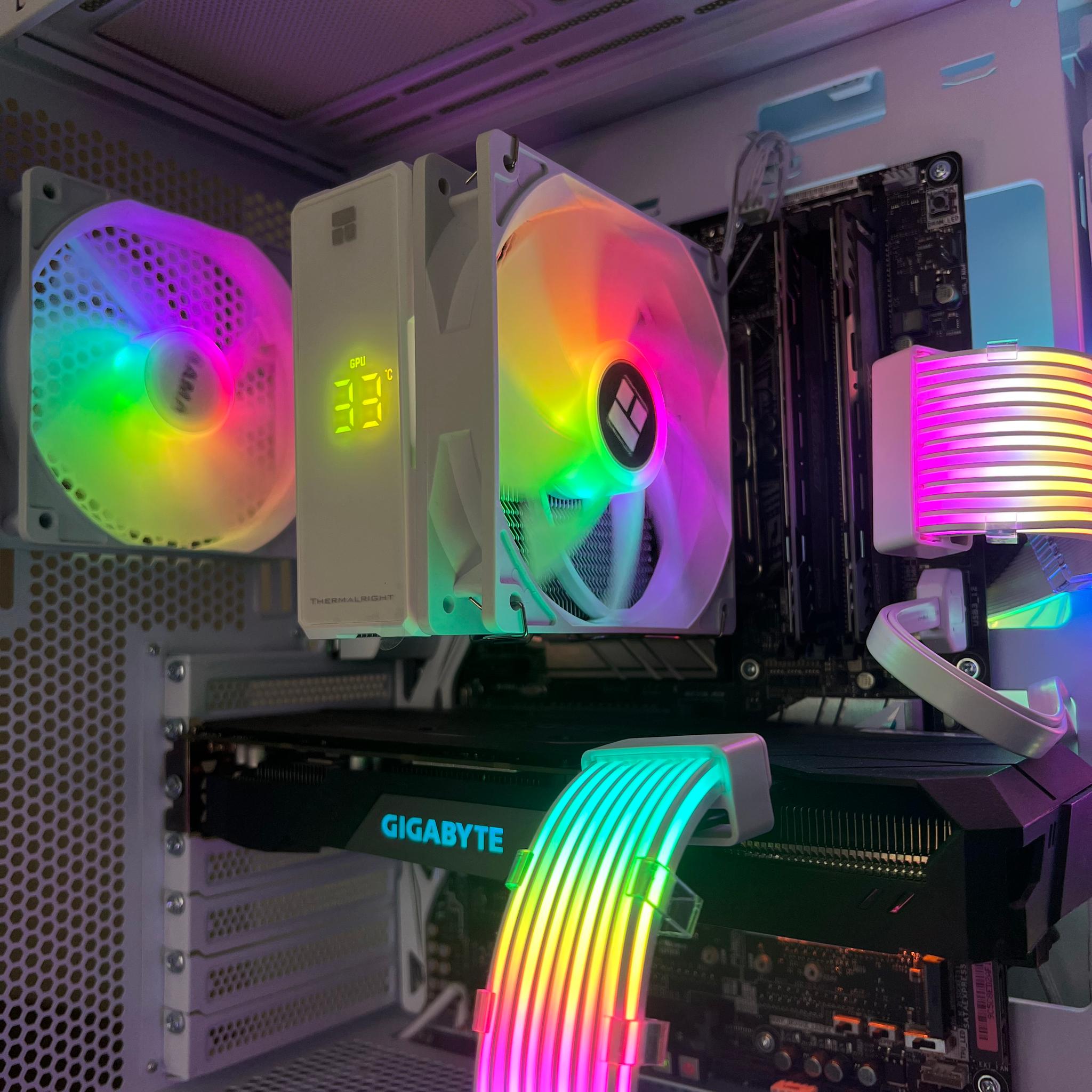 Custom White Gaming PC | i7-6700 | GTX 1660 Super | 16GB RAM | 500GB SSD