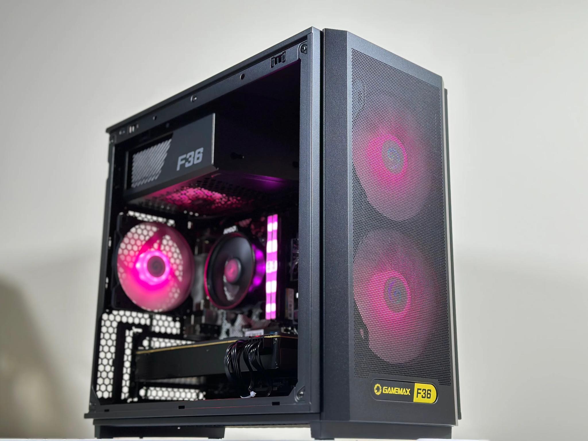 💥4️⃣➡💵1080P Gaming PC🌌Nvidia GTX 1080 8GB🌌AMD Ryzen 5 2600🌌16GB DDR4🌌500GB SSD