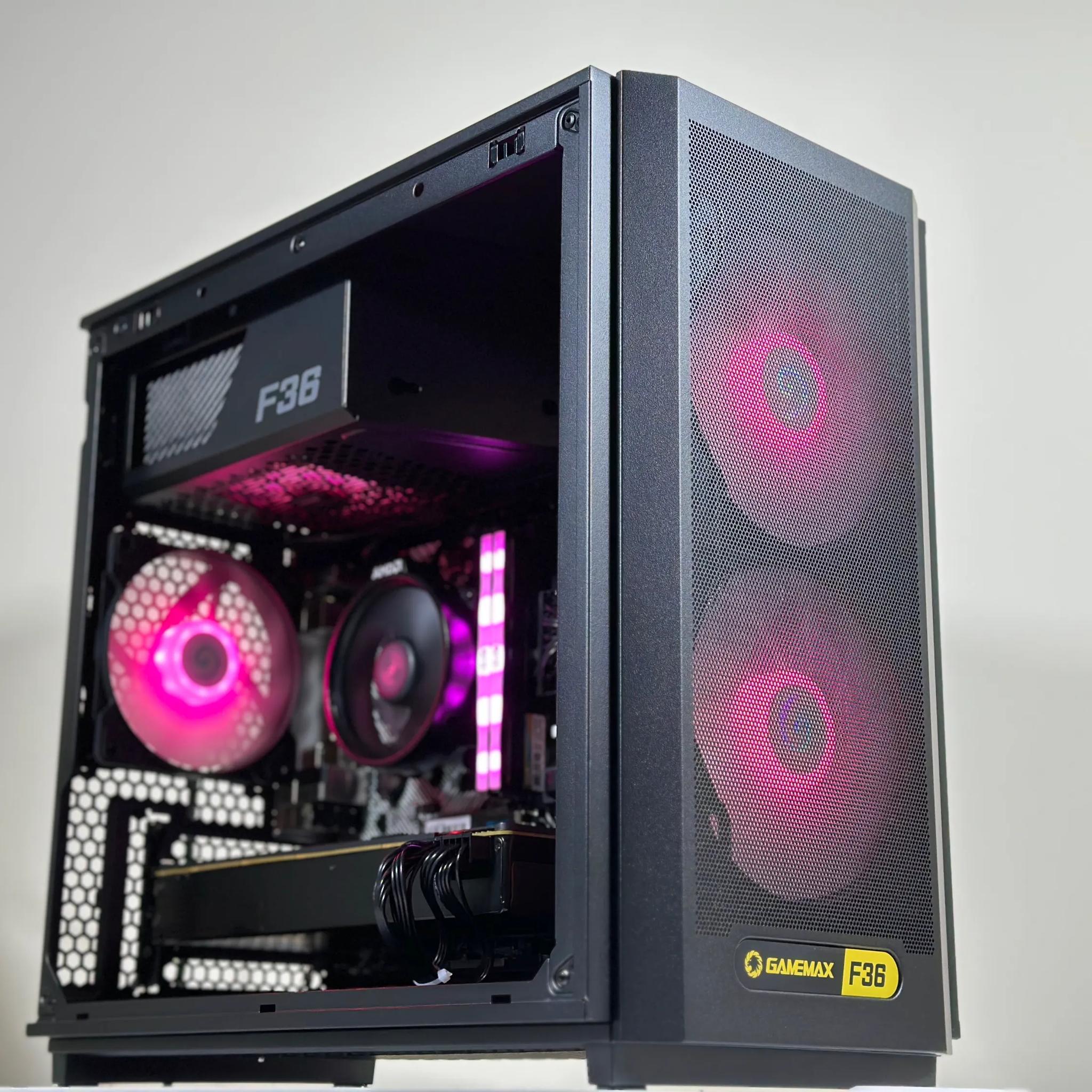 💥4️⃣➡💵1080P Gaming PC🌌Nvidia GTX 1080 8GB🌌AMD Ryzen 5 2600🌌16GB DDR4🌌500GB SSD