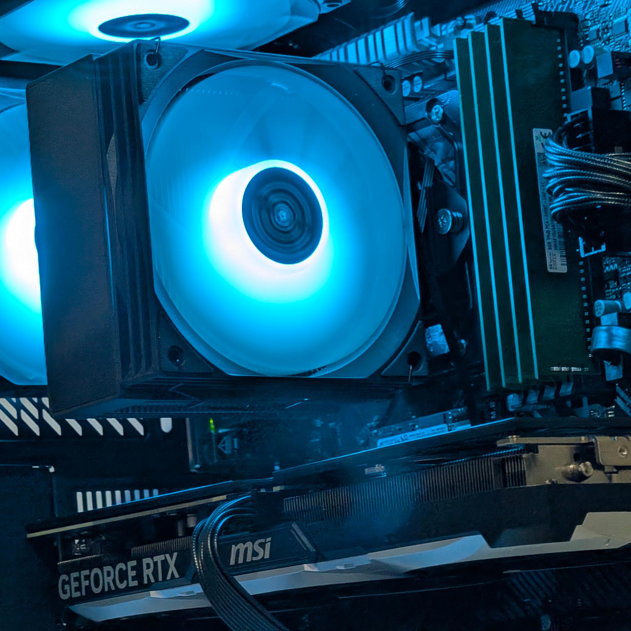 💙🖤Ryzen 7 3800x | RTX 4070 | 32GB DDR4 | 1TB SSD | Gaming PC🖤💙