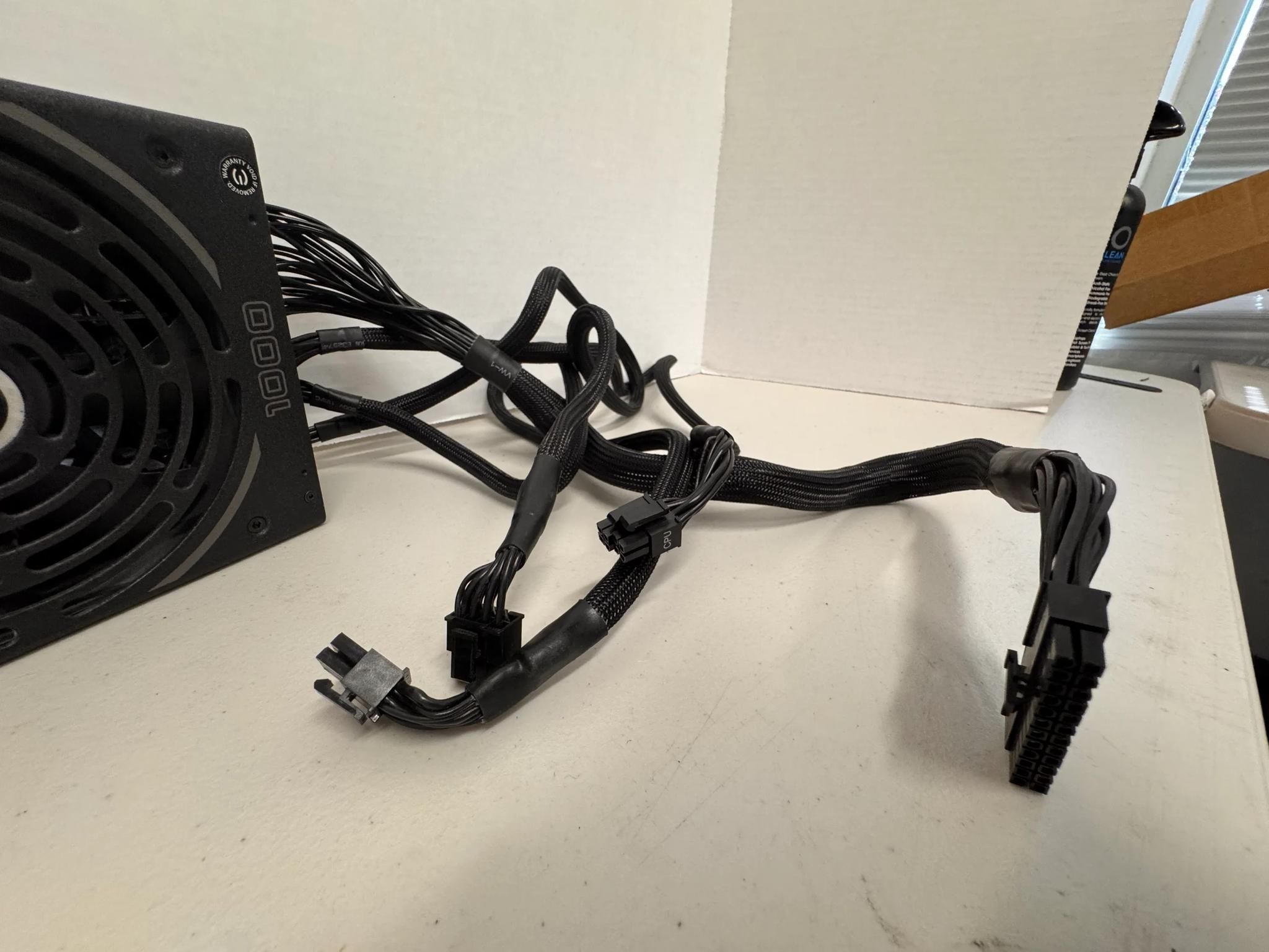 🔌 EVGA 1000W 80+ Platinum PSU Excellent Condition w/ All Cables Included