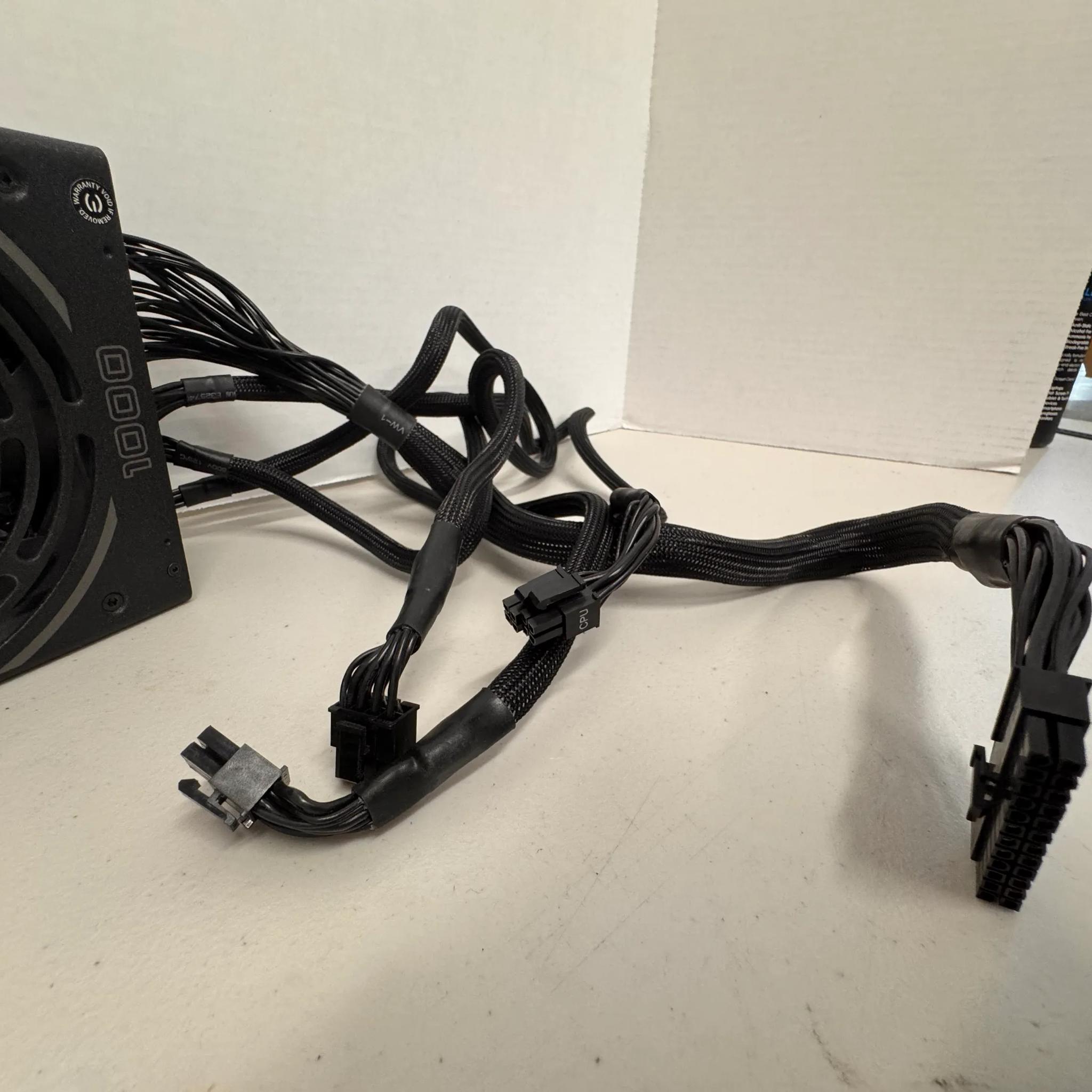 🔌 EVGA 1000W 80+ Platinum PSU Excellent Condition w/ All Cables Included