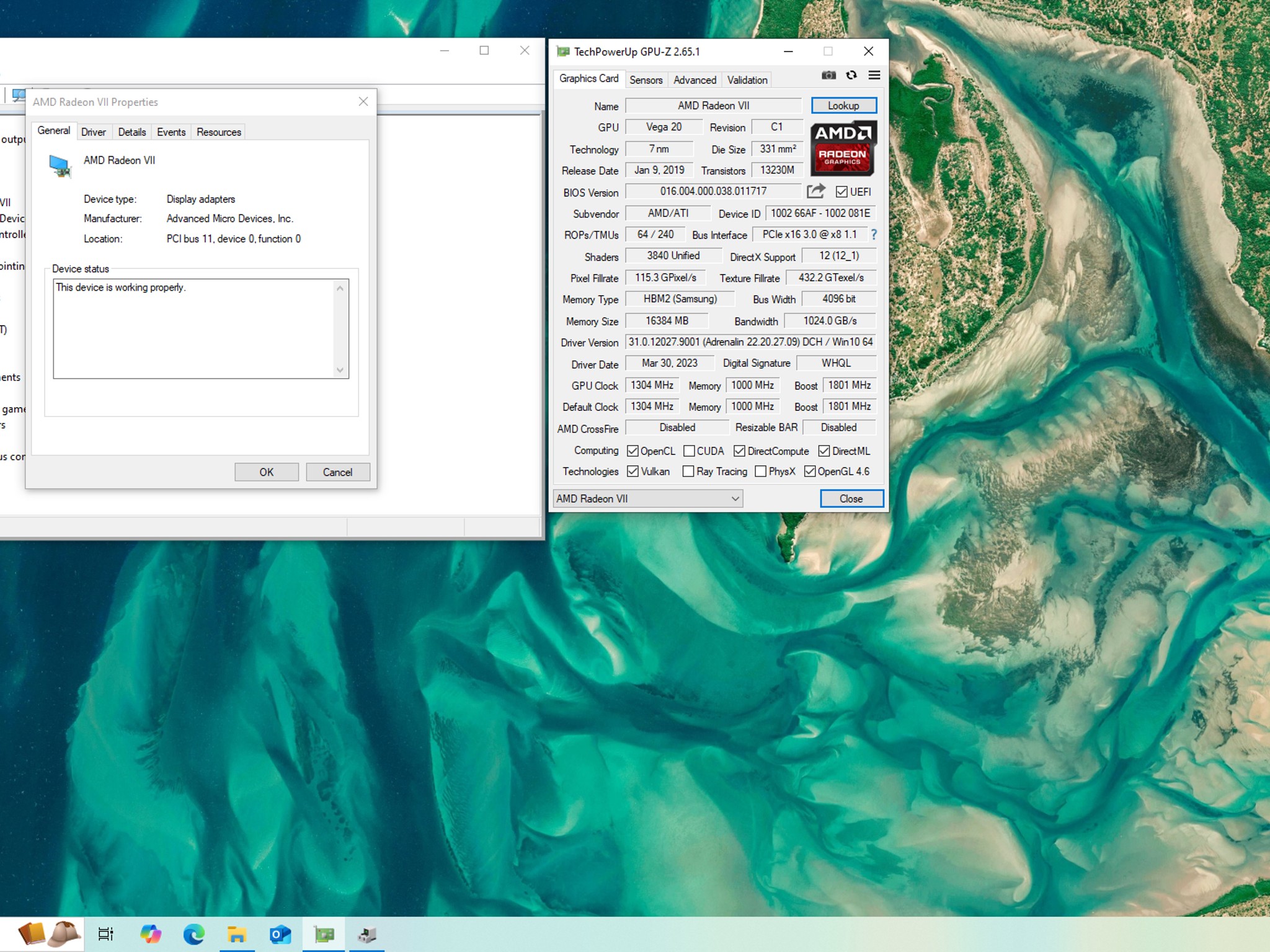 AMD Radeon VII 16GB Graphics Card (50th anniversary)