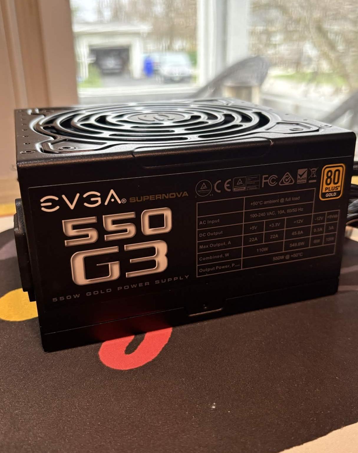 EVGA SuperNOVA 550 G3 550W 80+ Gold Fully Modular Power Supply