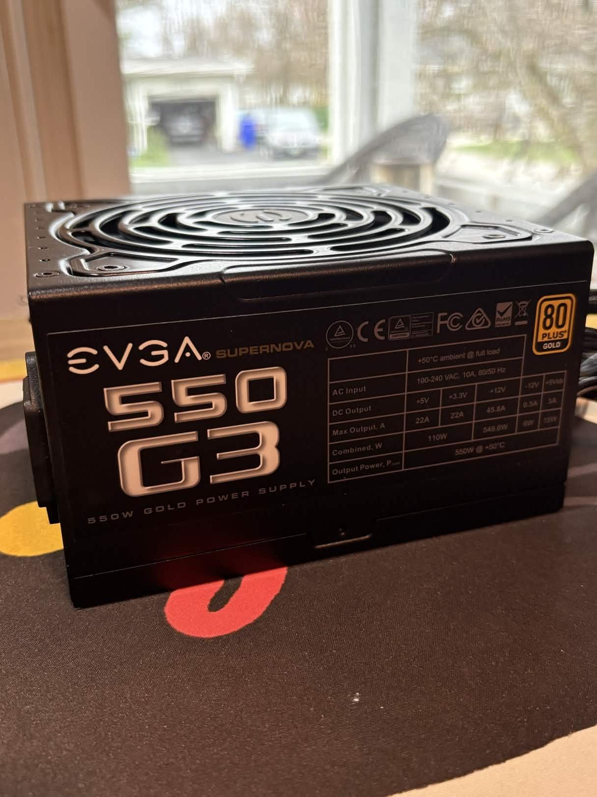 EVGA SuperNOVA 550 G3 550W 80+ Gold Fully Modular Power Supply