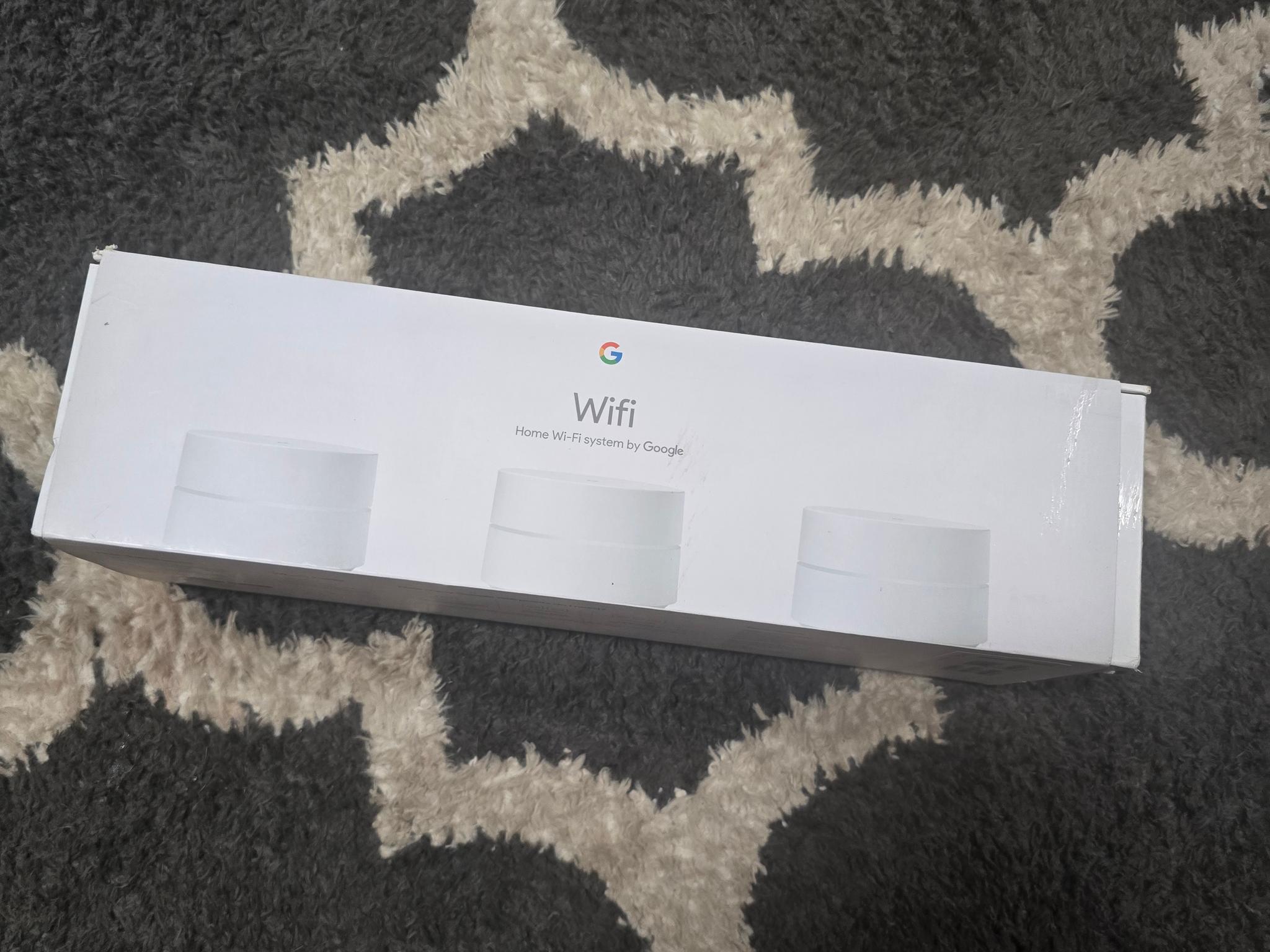 Google Wifi - AC1200 - Mesh WiFi System - Wifi Router - 4500 Sq Ft Coverage - 3 pack