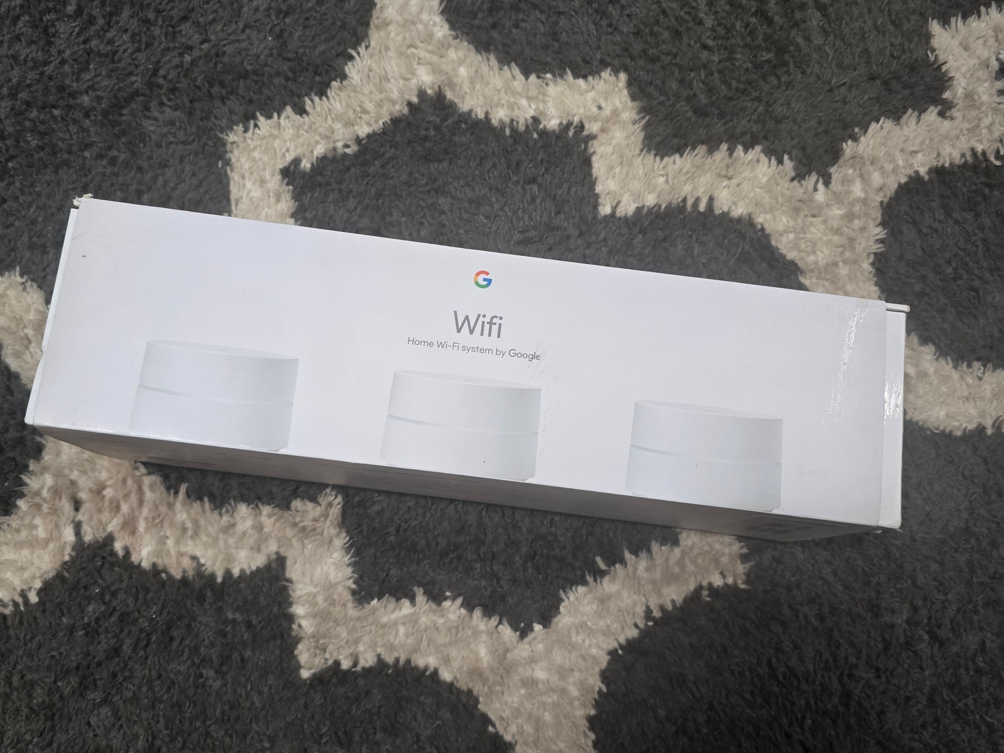 Google Wifi - AC1200 - Mesh WiFi System - Wifi Router - 4500 Sq Ft Coverage - 3 pack