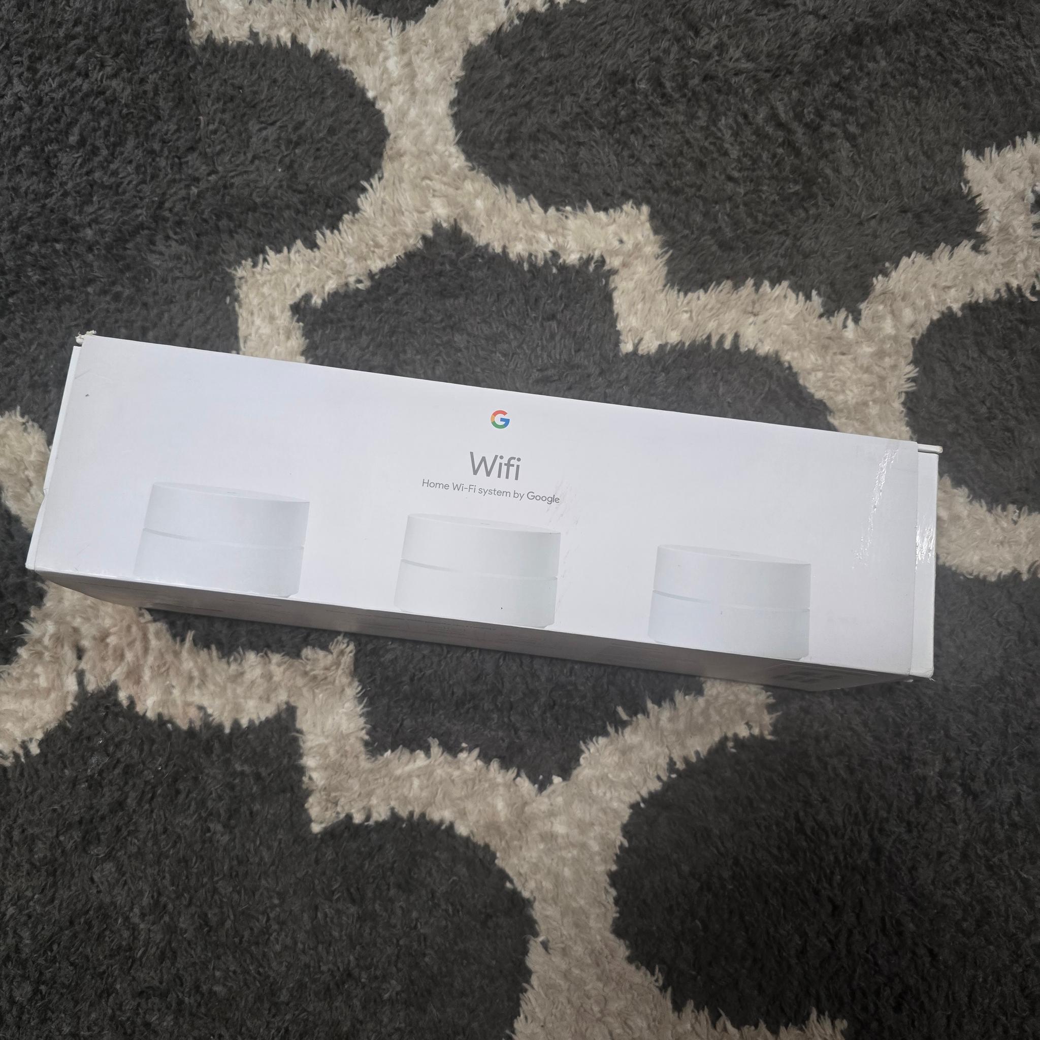 Google Wifi - AC1200 - Mesh WiFi System - Wifi Router - 4500 Sq Ft Coverage - 3 pack