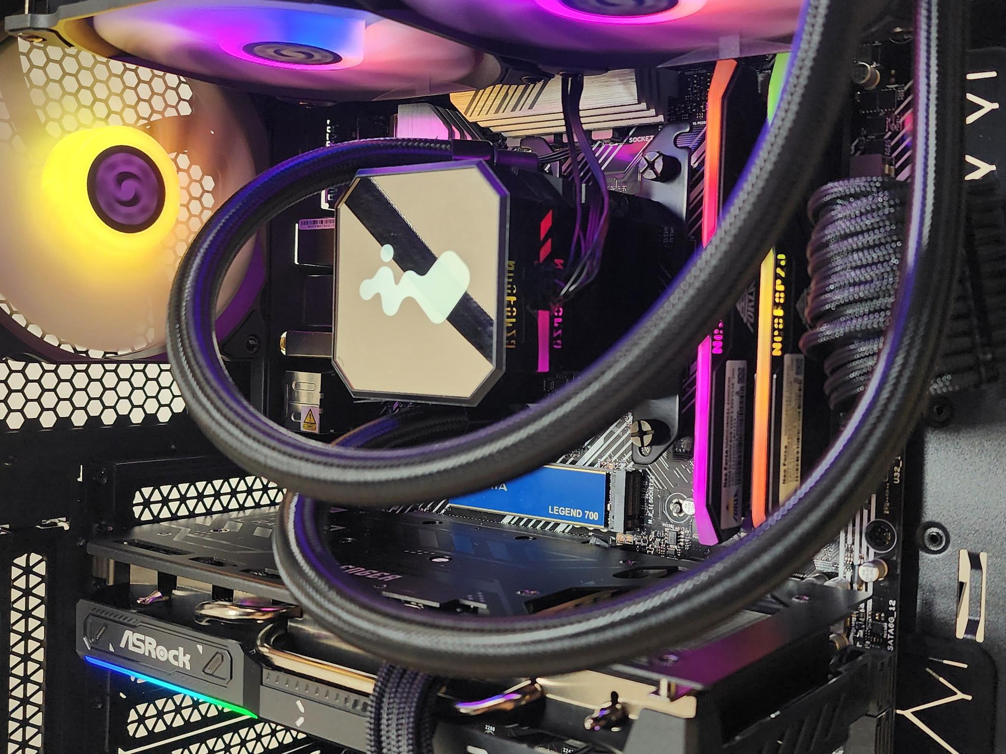 Gaming PC Ryzen 7 5700X 16GB RAM 1TB SSD RX 9060 8GB Windows 11 Computer