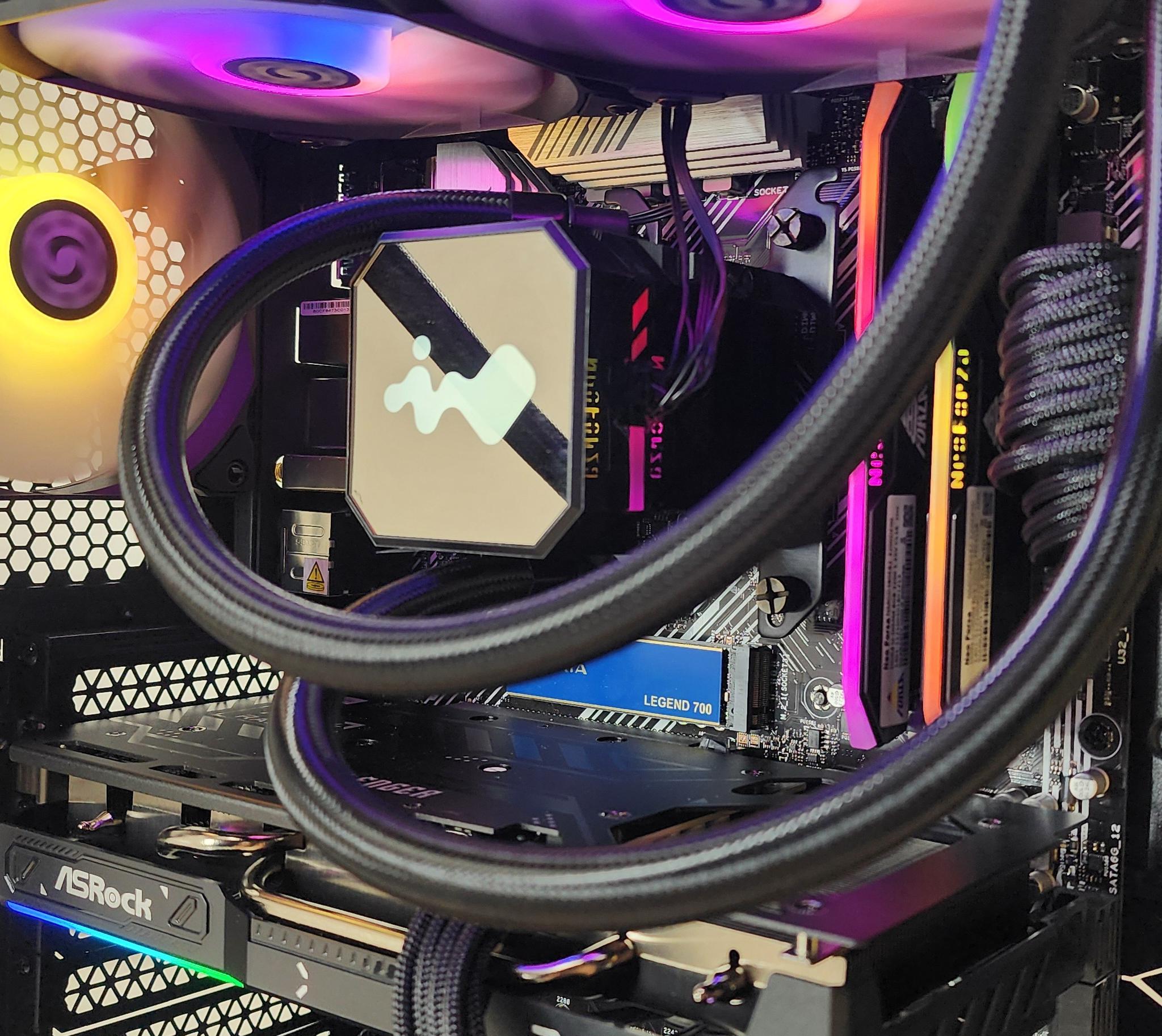 Gaming PC Ryzen 7 5700X 16GB RAM 1TB SSD RX 9060 8GB Windows 11 Computer