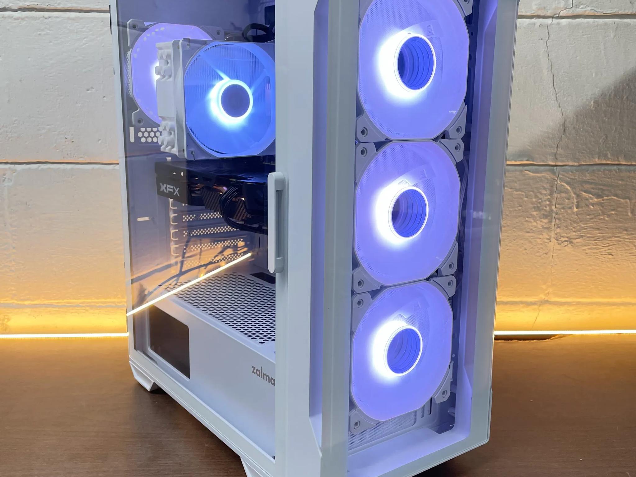Frosty Gaming PC | Intel i7 / AMD RX580 / 8GB / 1.1TB Win 11 Pro + Wi-Fi