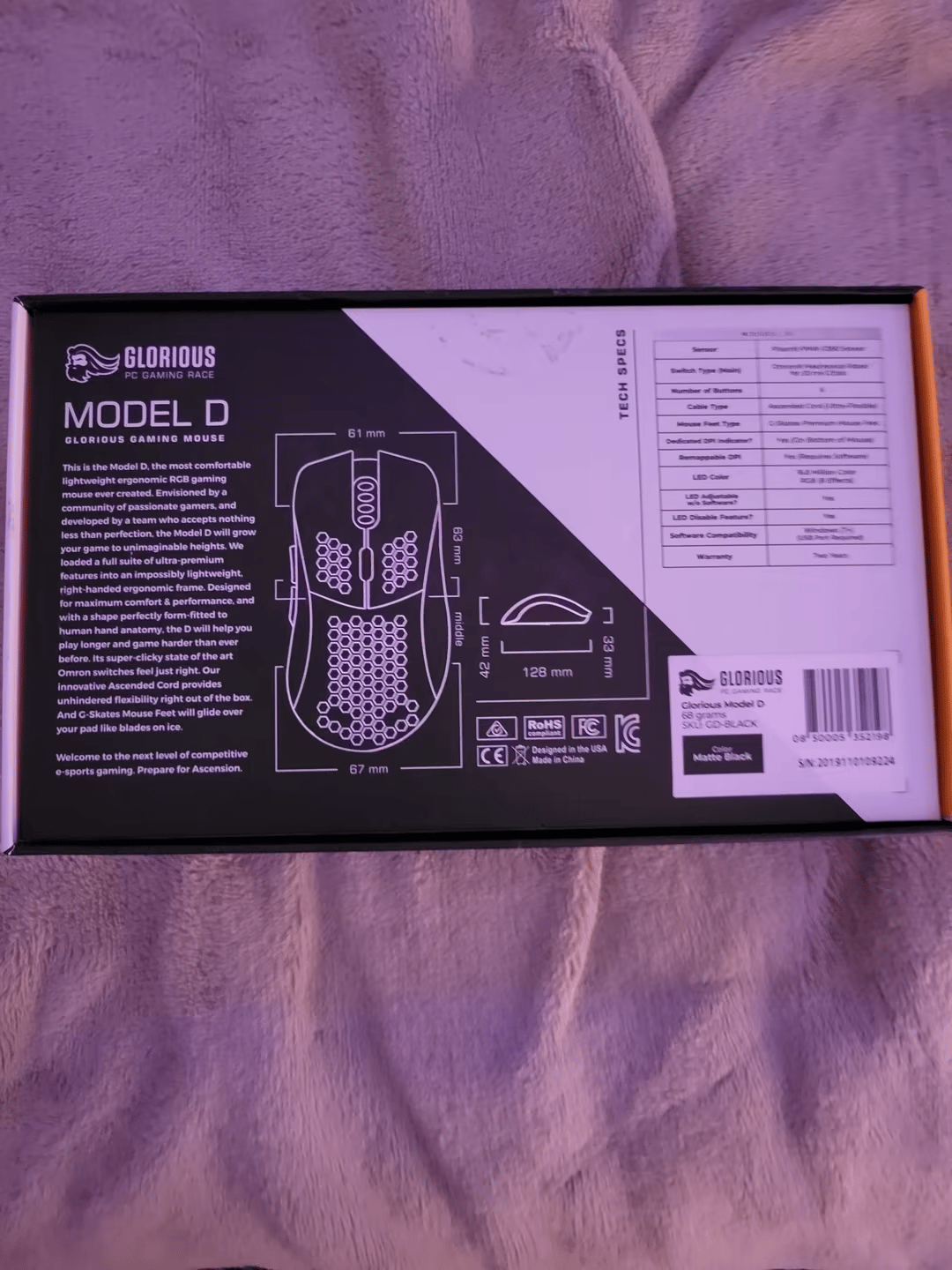 Glorious Model D with Skates (open box)