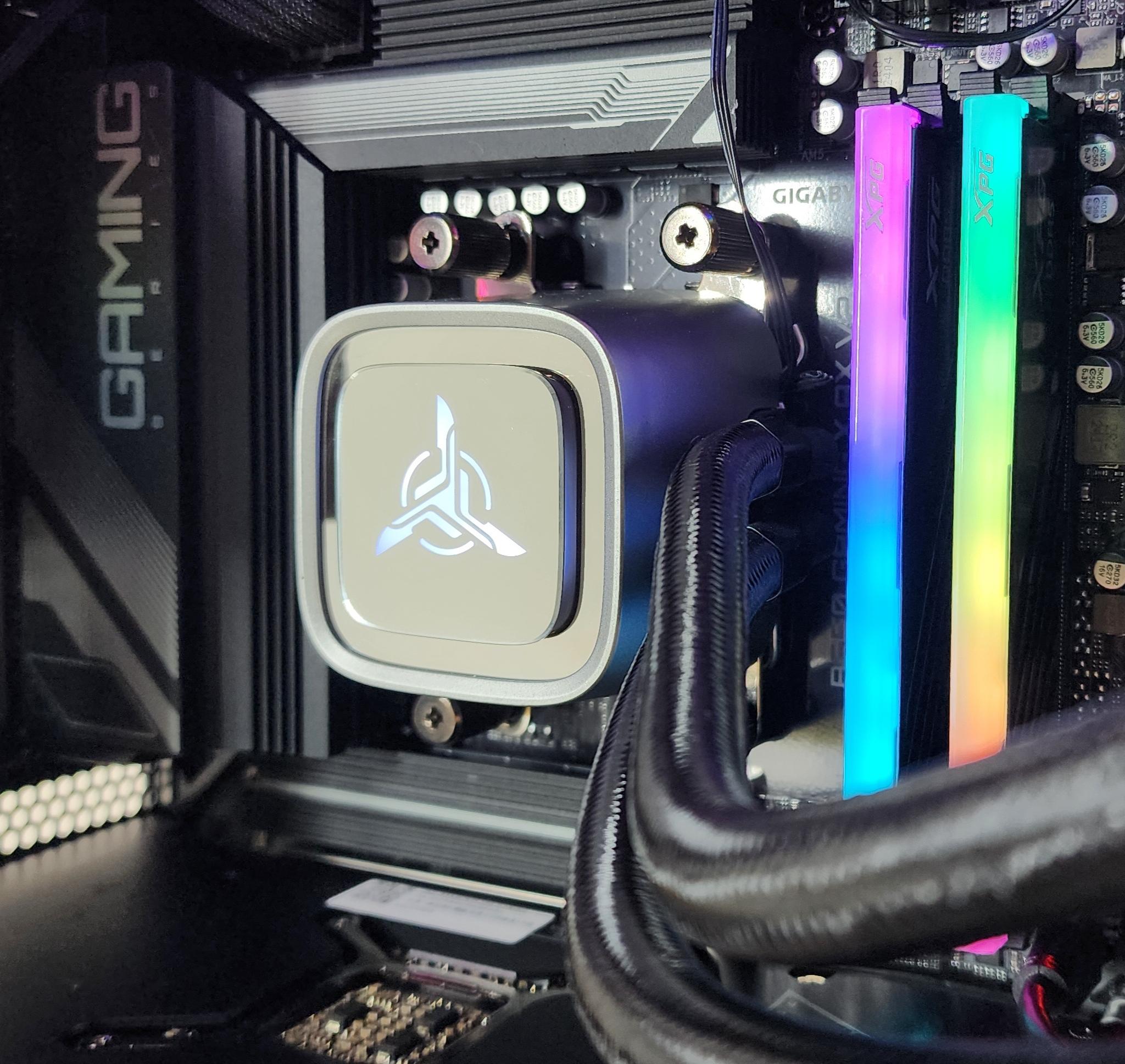 Gaming PC Ryzen 7 7800X3D 32GB RAM 1TB SSD RTX 4070 Ti 12GB Windows 11 Computer