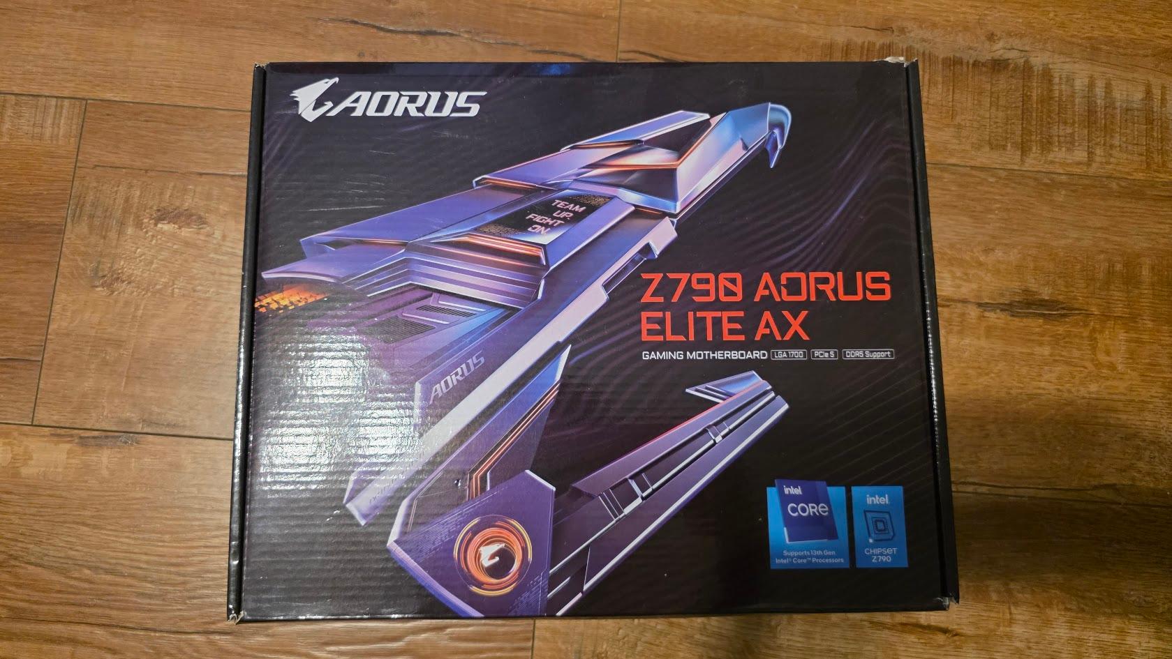 Used Intel Core i5 13600K + Gigabyte Aorus Elite AX Z790 (Missing GPU PCIE lock)