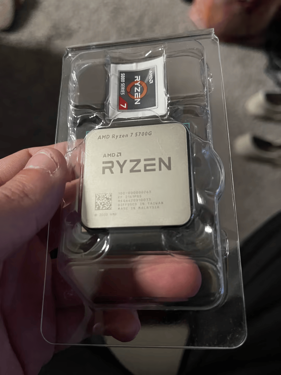 open box new unused ryzen 7 5700g