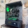 Panoramic Budget Gaming PC - GTX 1660 OC - Ryzen 5 - Temp Display - 740GB Storage