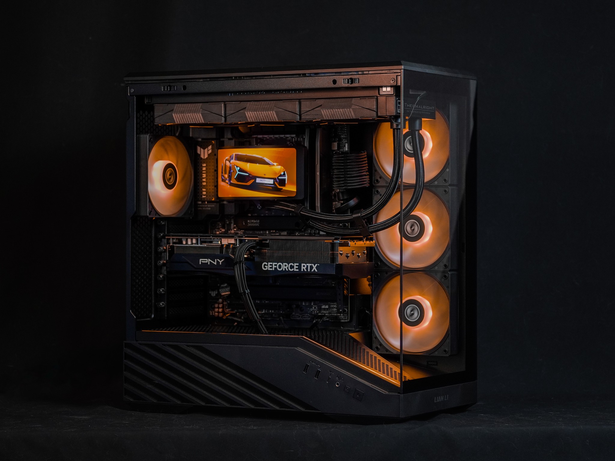 Turismo | RTX 5070 Ti + 7800X3D | 32GB DDR5 | 1TB Gen 4 NVMe | Lian Li V100R Custom Gaming PC