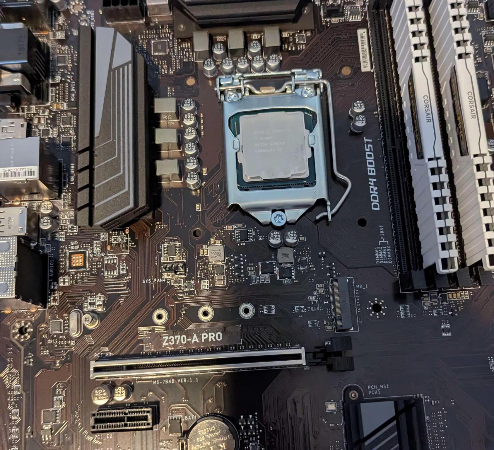 i7-8700k and 32GB ram