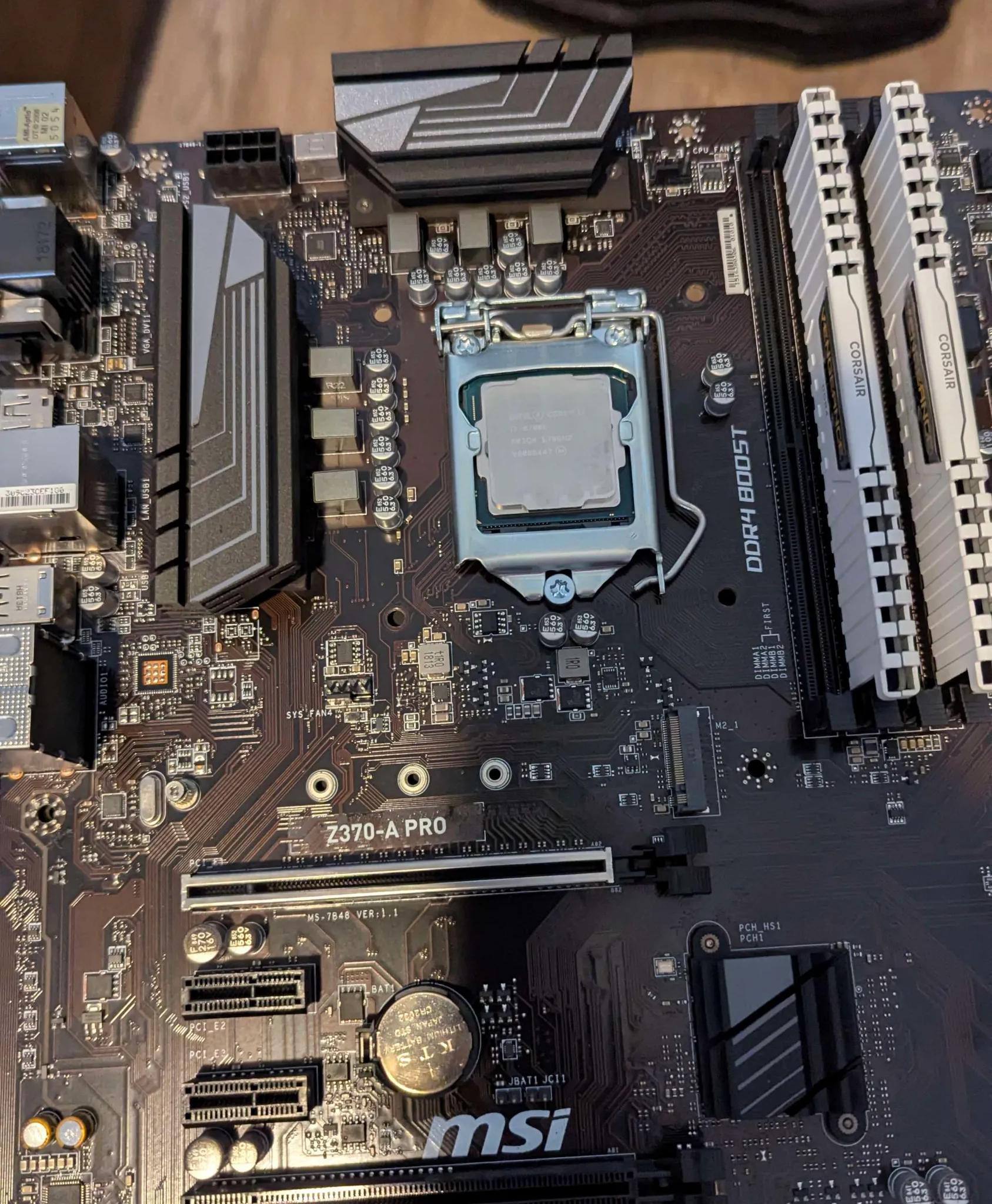 i7-8700k and 32GB ram