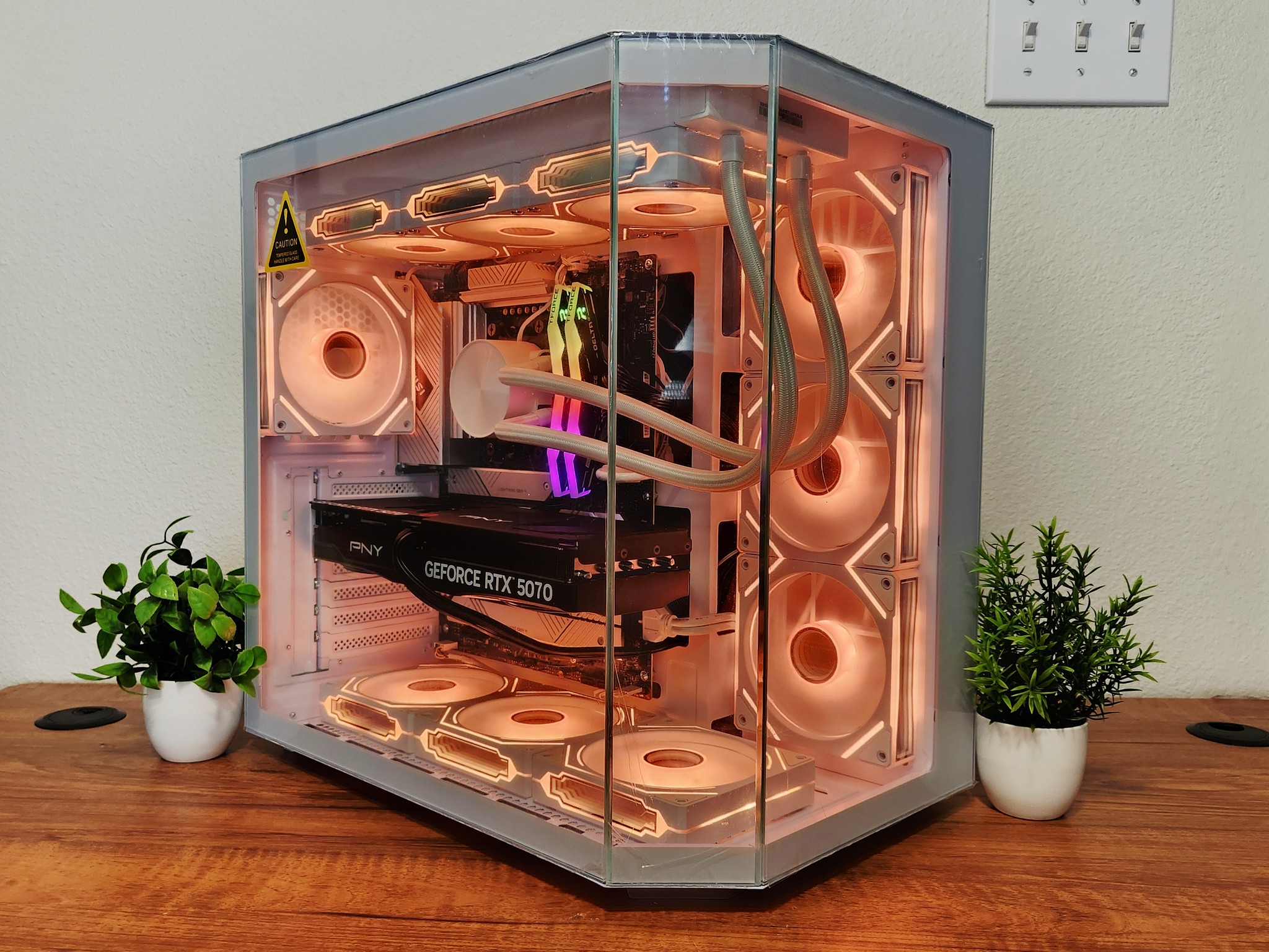 "White Stallion" Gaming PC | RTX 5070 OC | RYZEN 5 7500F | 32GB DDR5 | 1TB M.2 SSD | WINDOWS 11 PRO